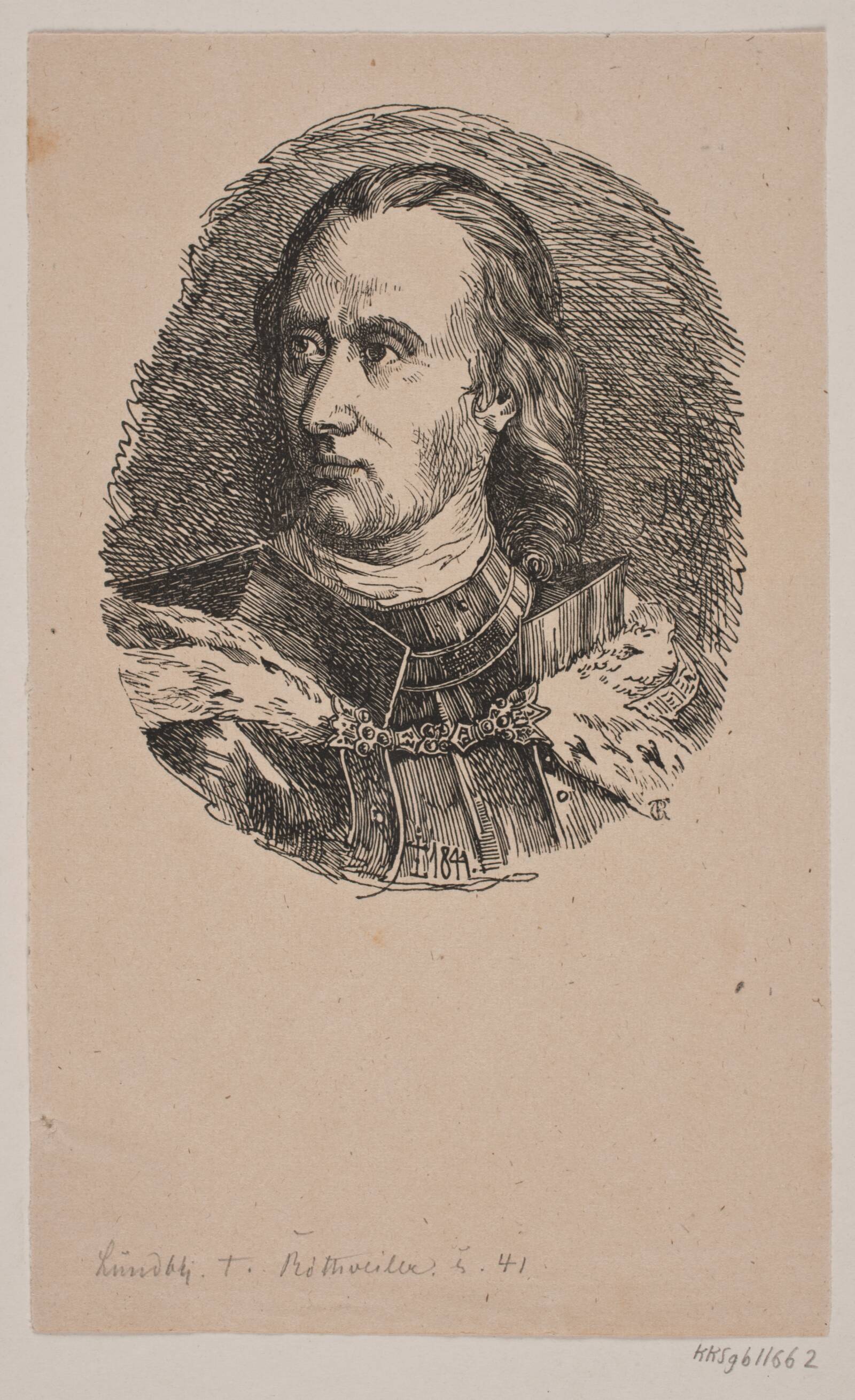 Kong Hans, Carl Peter Theodor Rothweiler, 1841