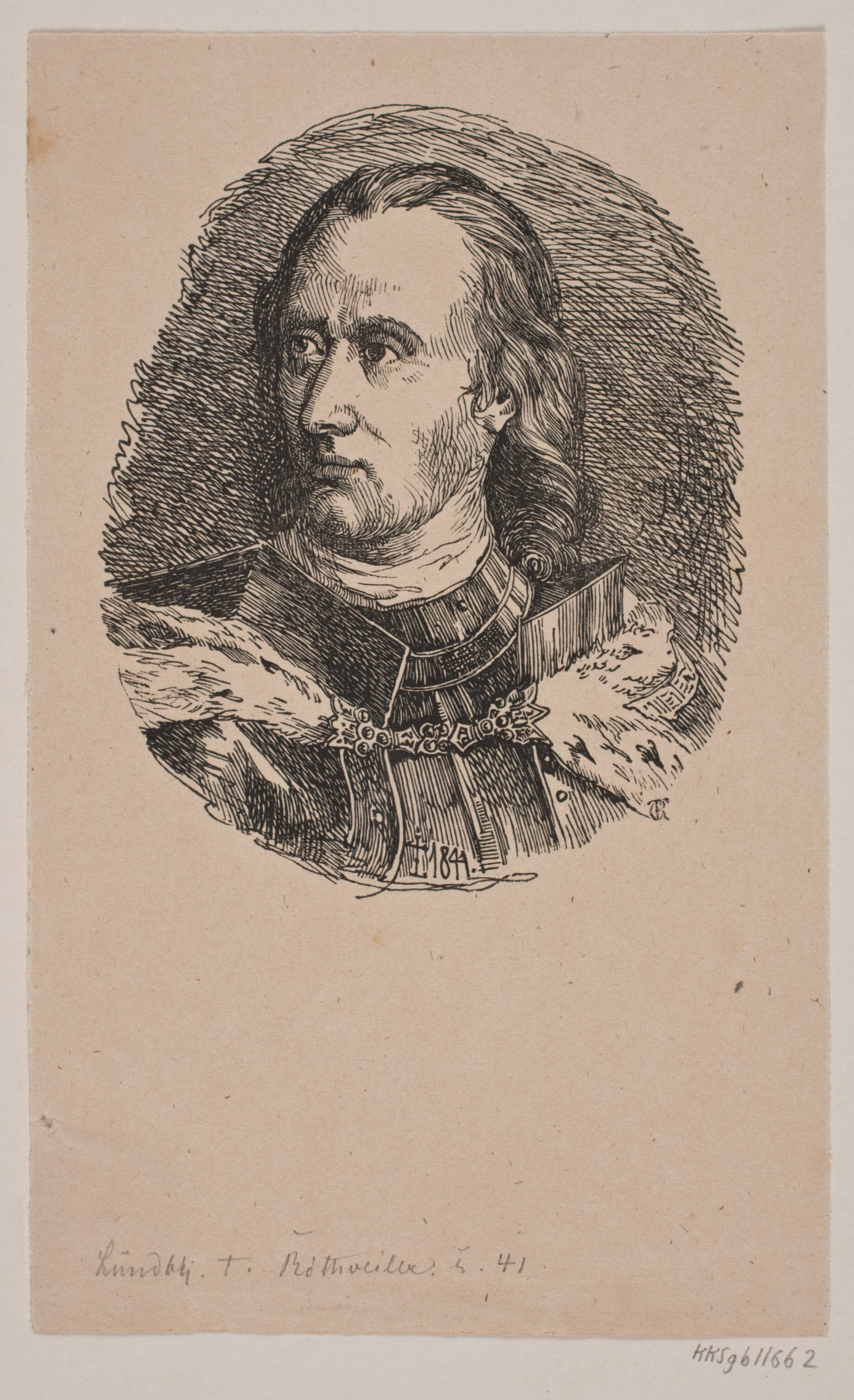 Kong Hans, Carl Peter Theodor Rothweiler, 1841