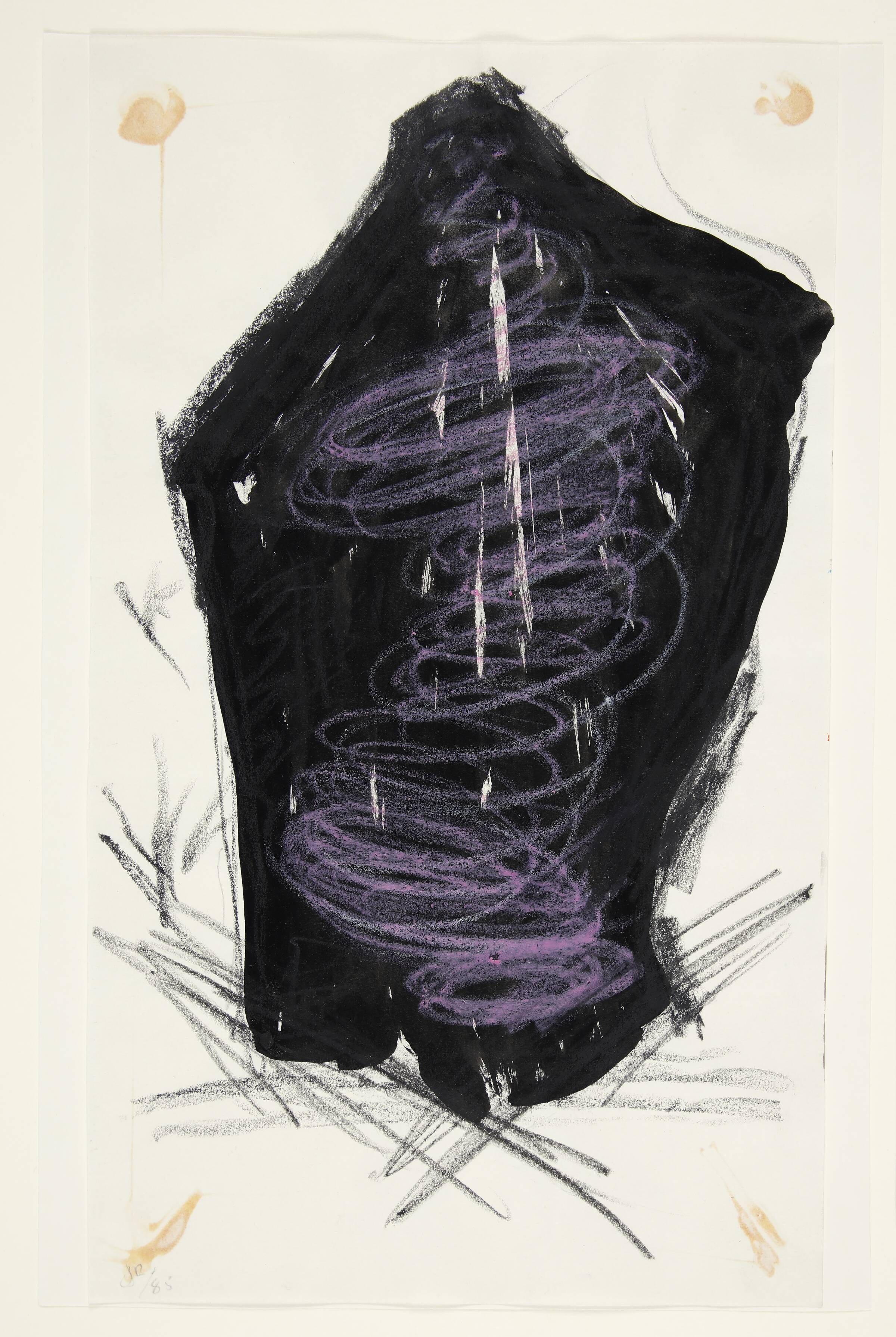 Tegning, Jytte Rex, 1985