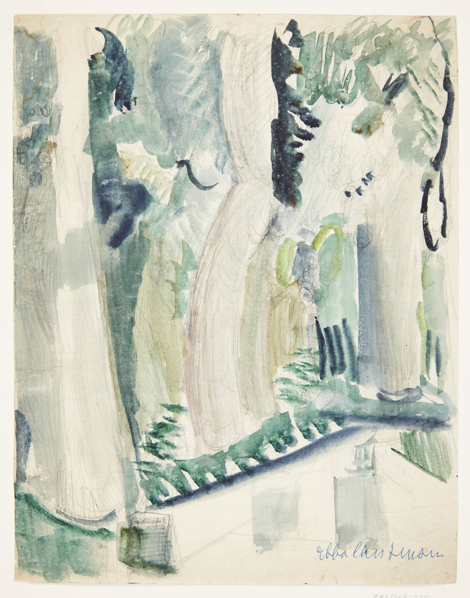 Skovbillede, Ebba Carstensen, 1900-1967