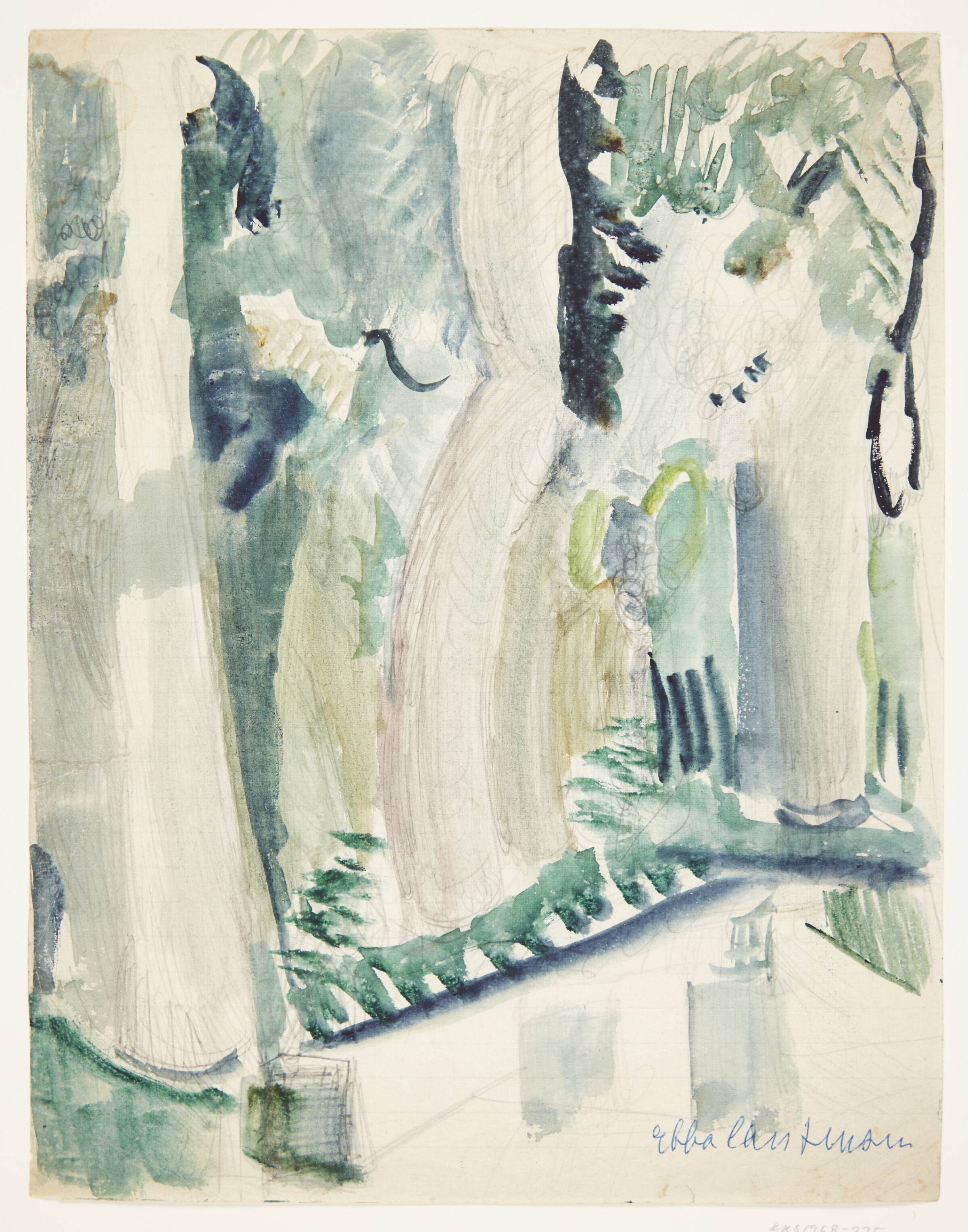 Skovbillede, Ebba Carstensen, 1900-1967
