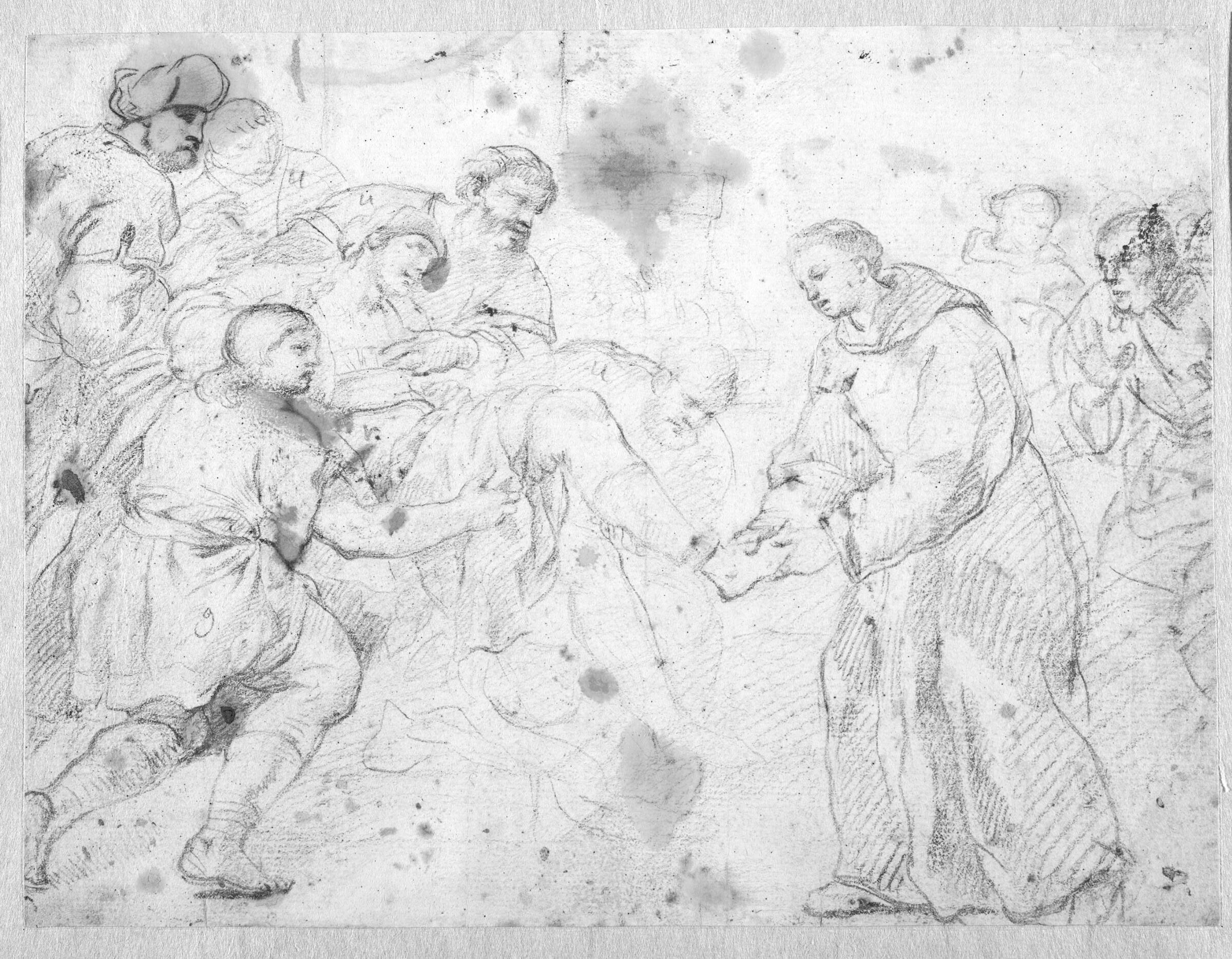 Sankt Antonius og miraklet med den opfarende søn, Luca Giordano, 1683-1686