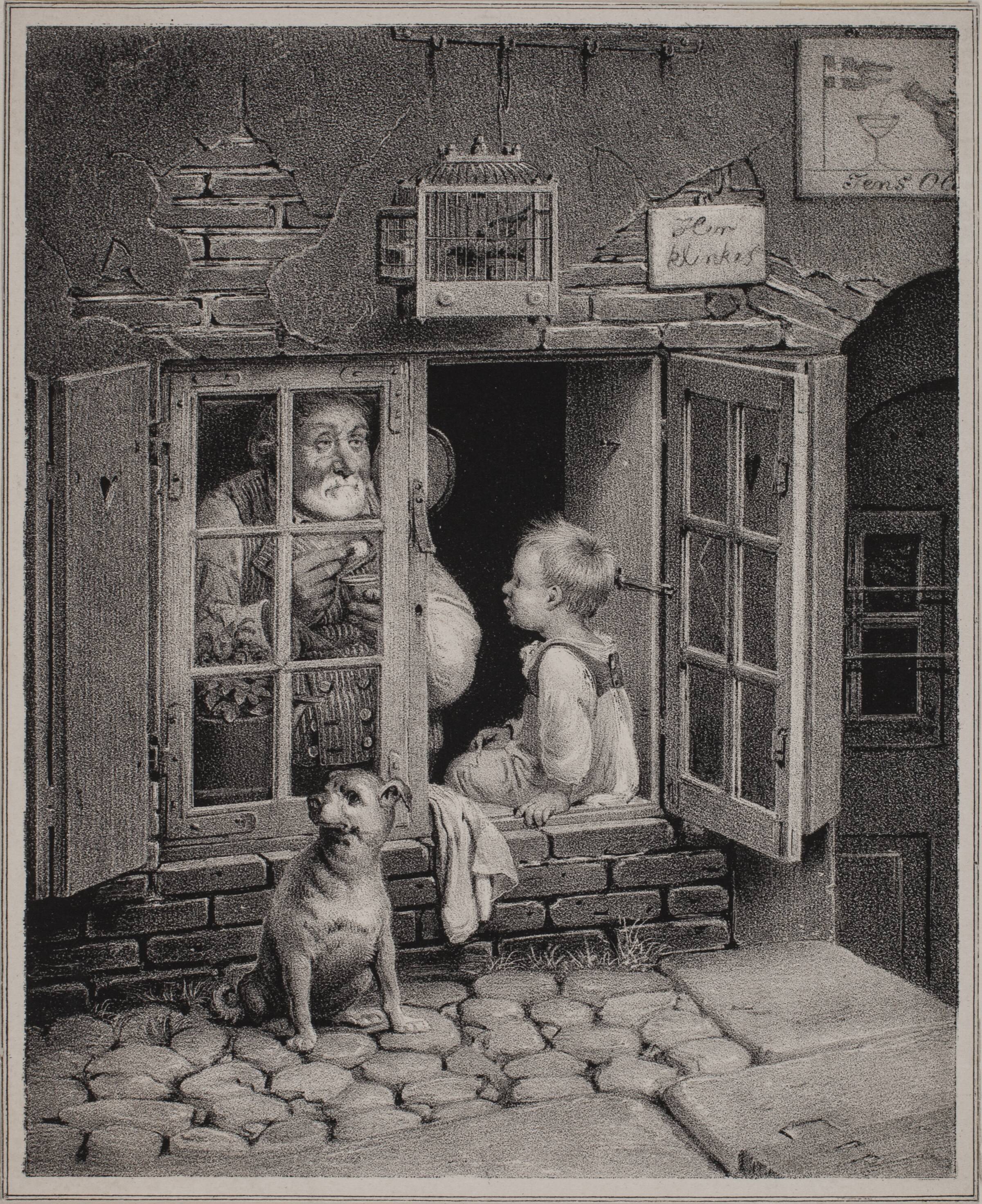 En kjældermand, Peter Henrik Gemzøe, 1845