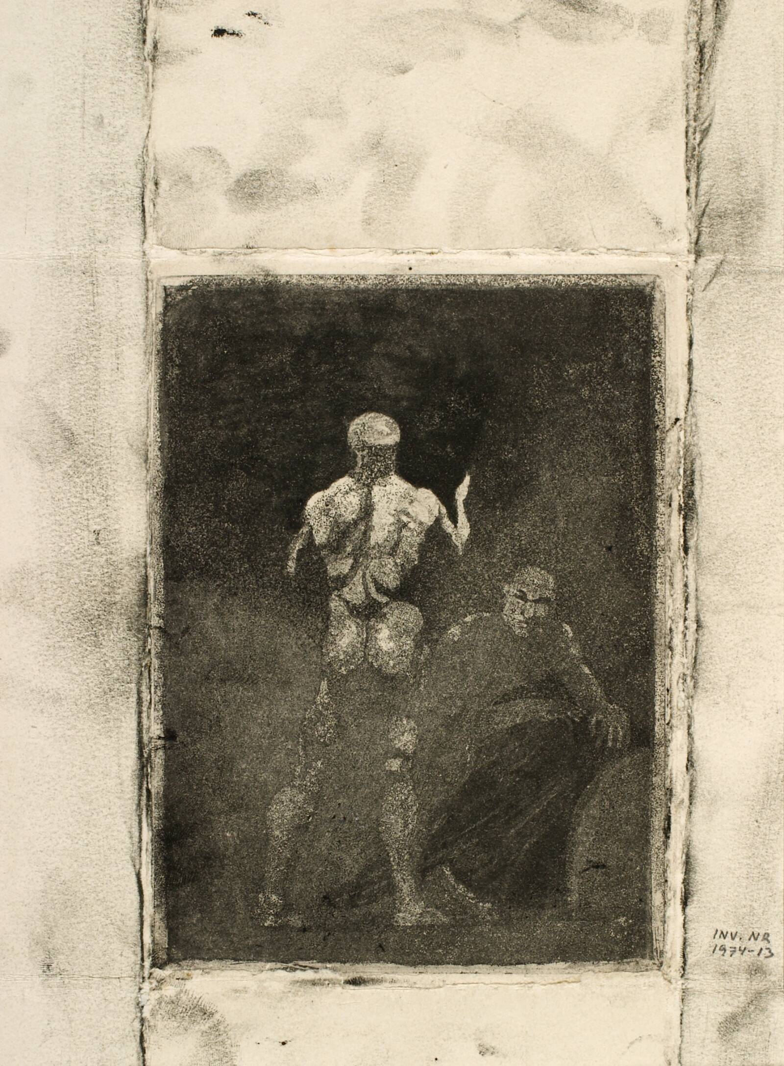 Dædalus og Ikarus, Oluf Hartmann, 1905