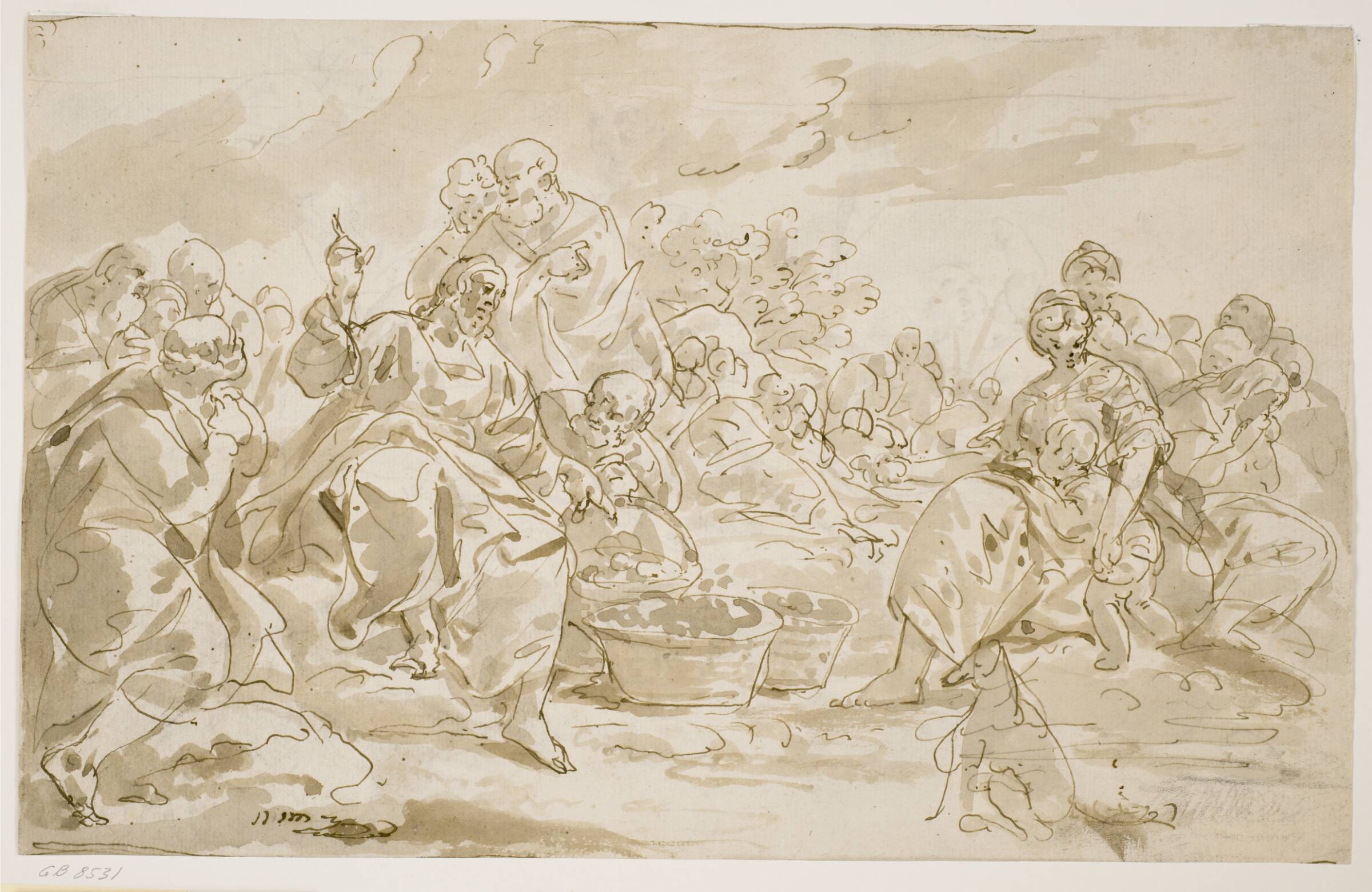 Bespisningen af de femtusind, Fabio Canal, 1701-1767