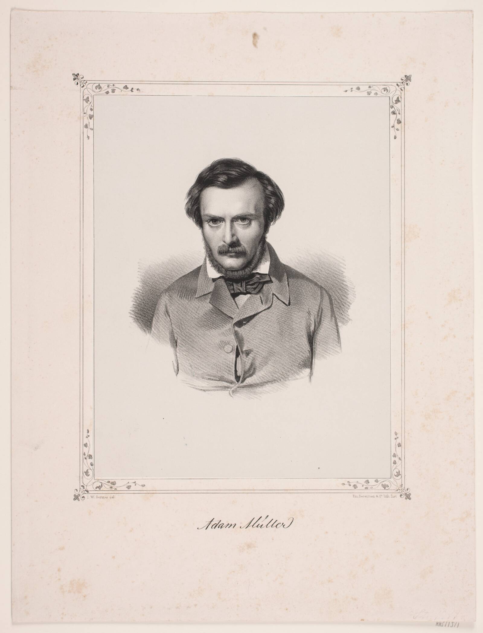 Adam Müller, Ubekendt, 1840-1849