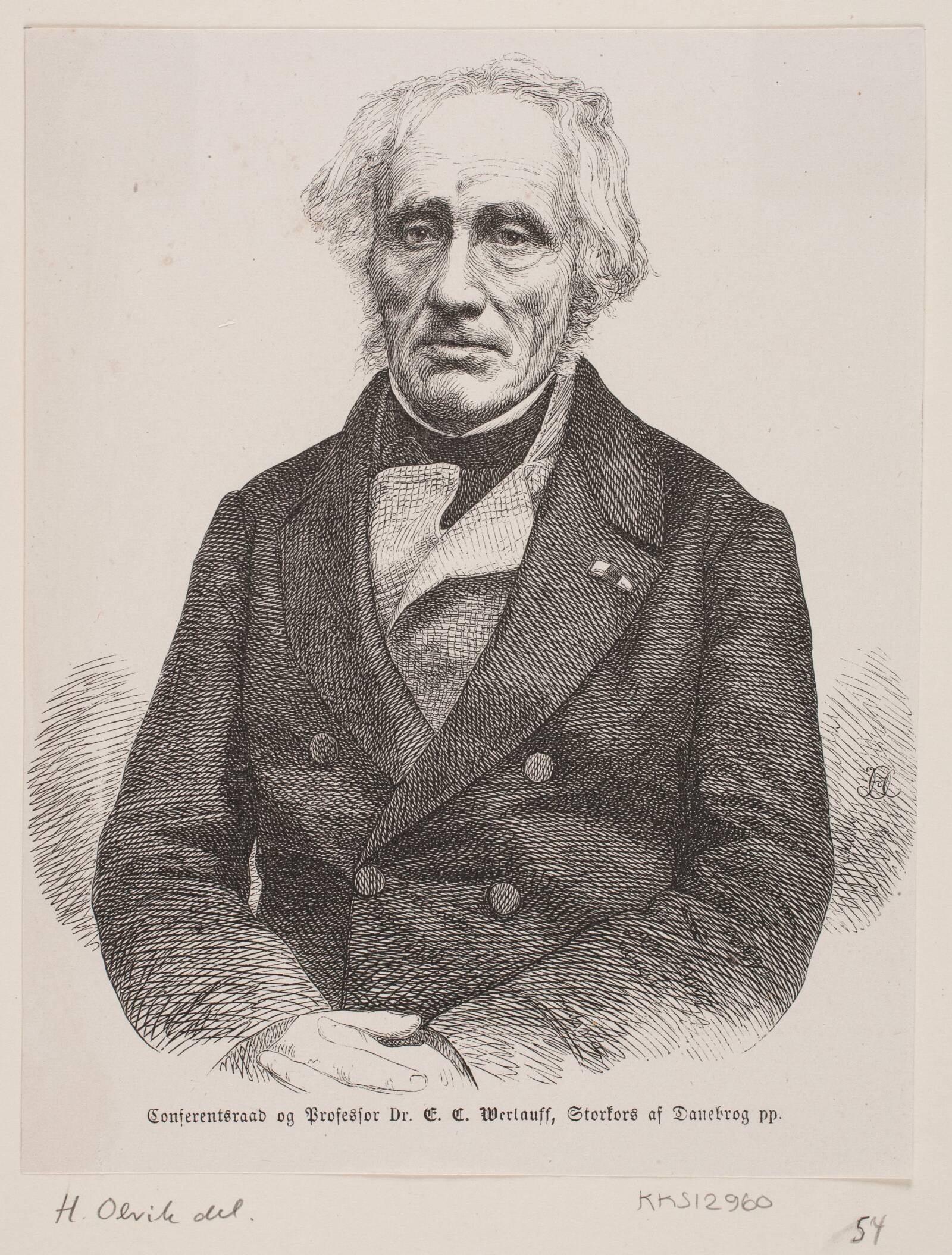 E. C. Werlauff, Ubekendt, 1862-1866