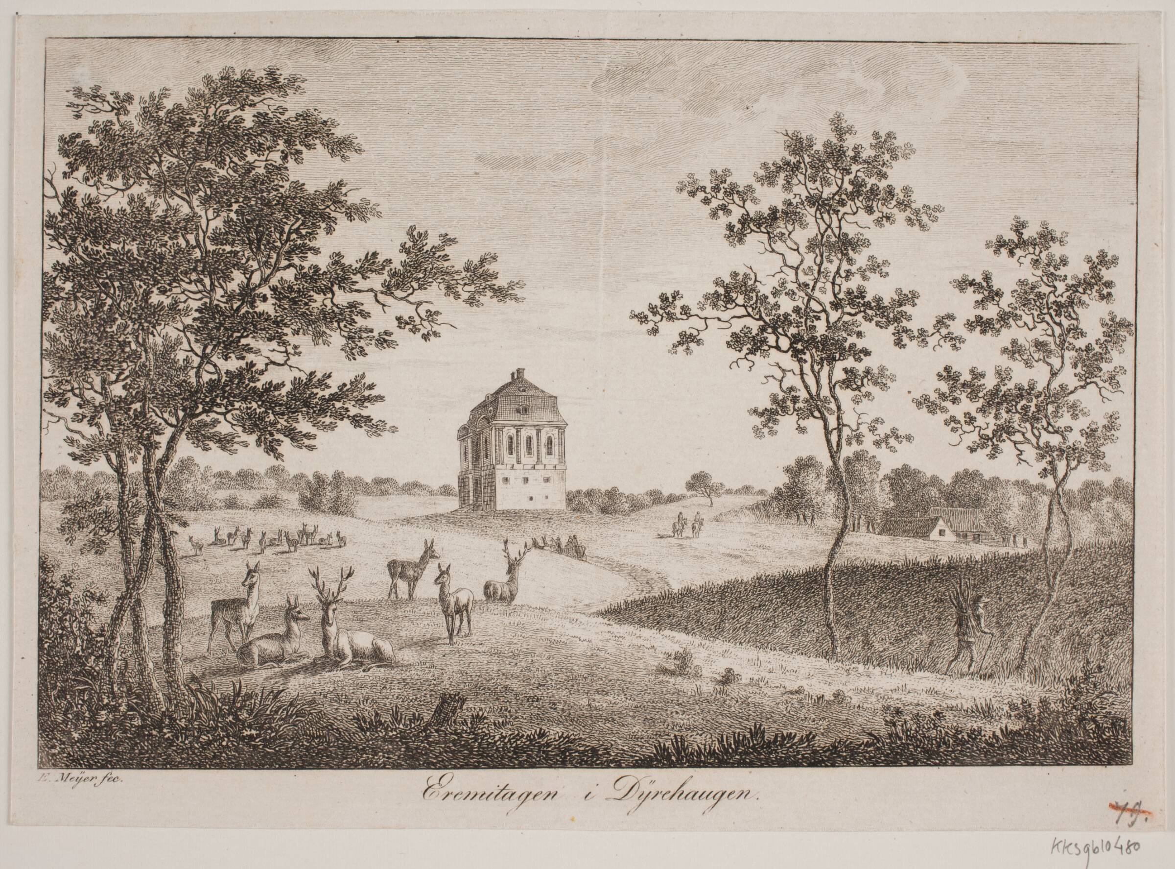 Eremitagen i Dyrehaven, Elias Meyer, 1763-1809