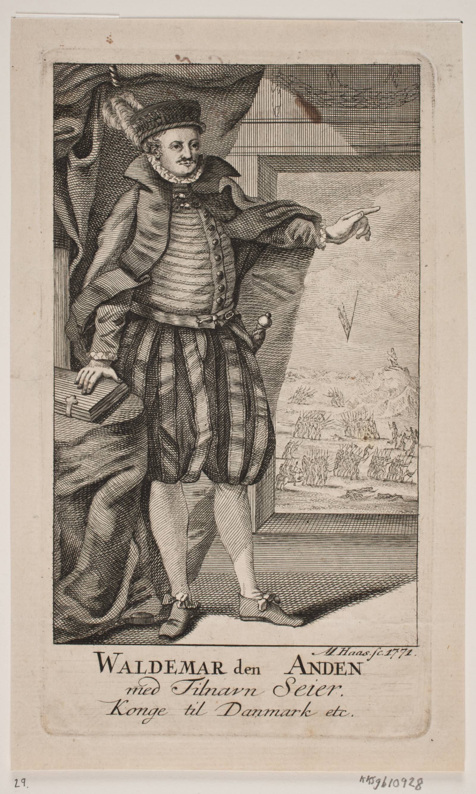 Valdemar Sejr, Meno Haas, 1771