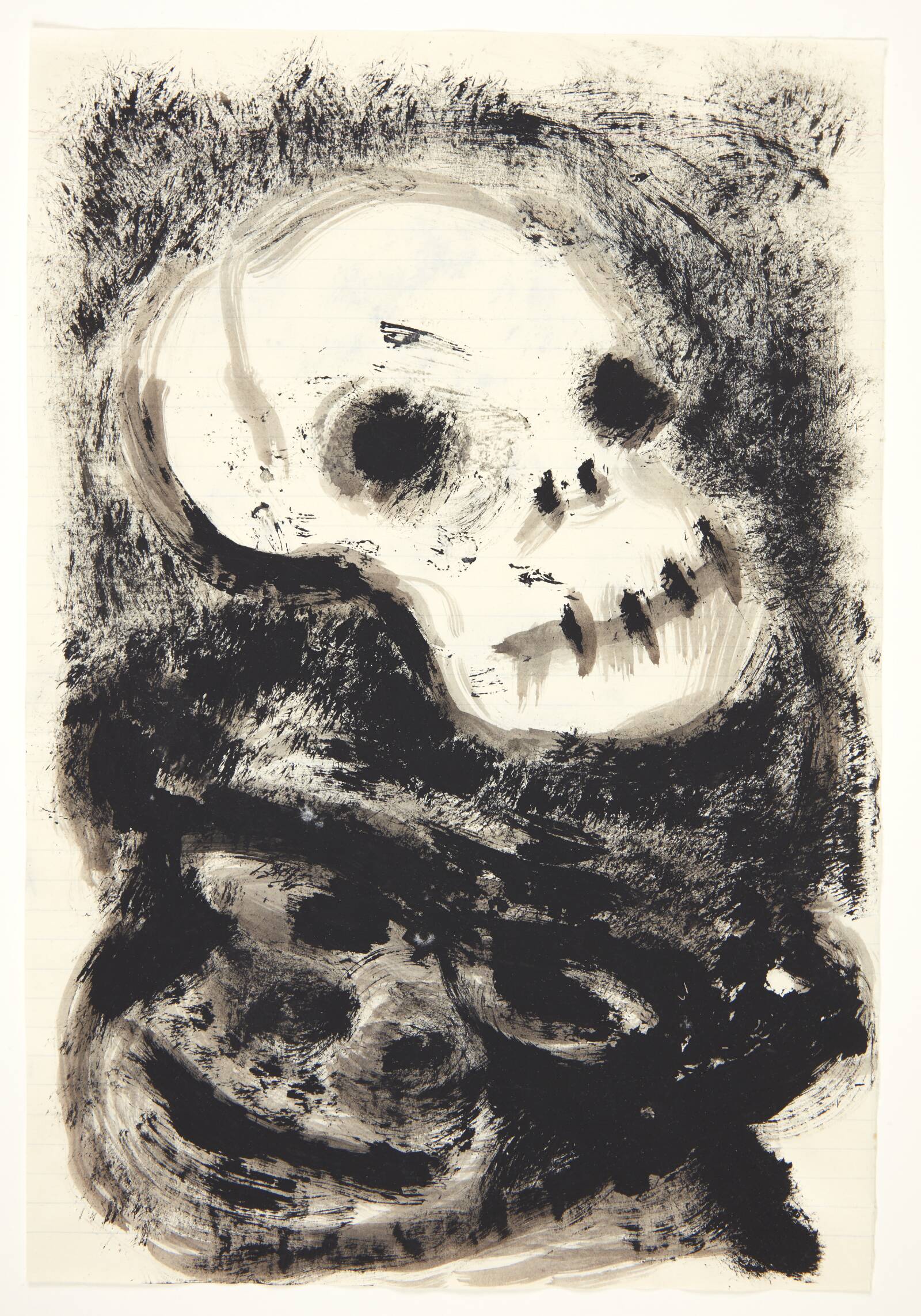 Abe med kranium, Rosemarie Trockel, 1984