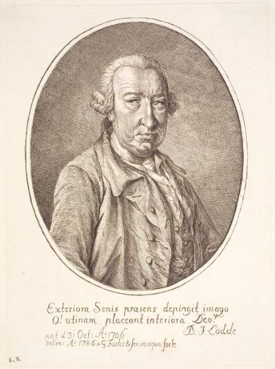 Portræt af Barthold Johan Lodde, oversætter