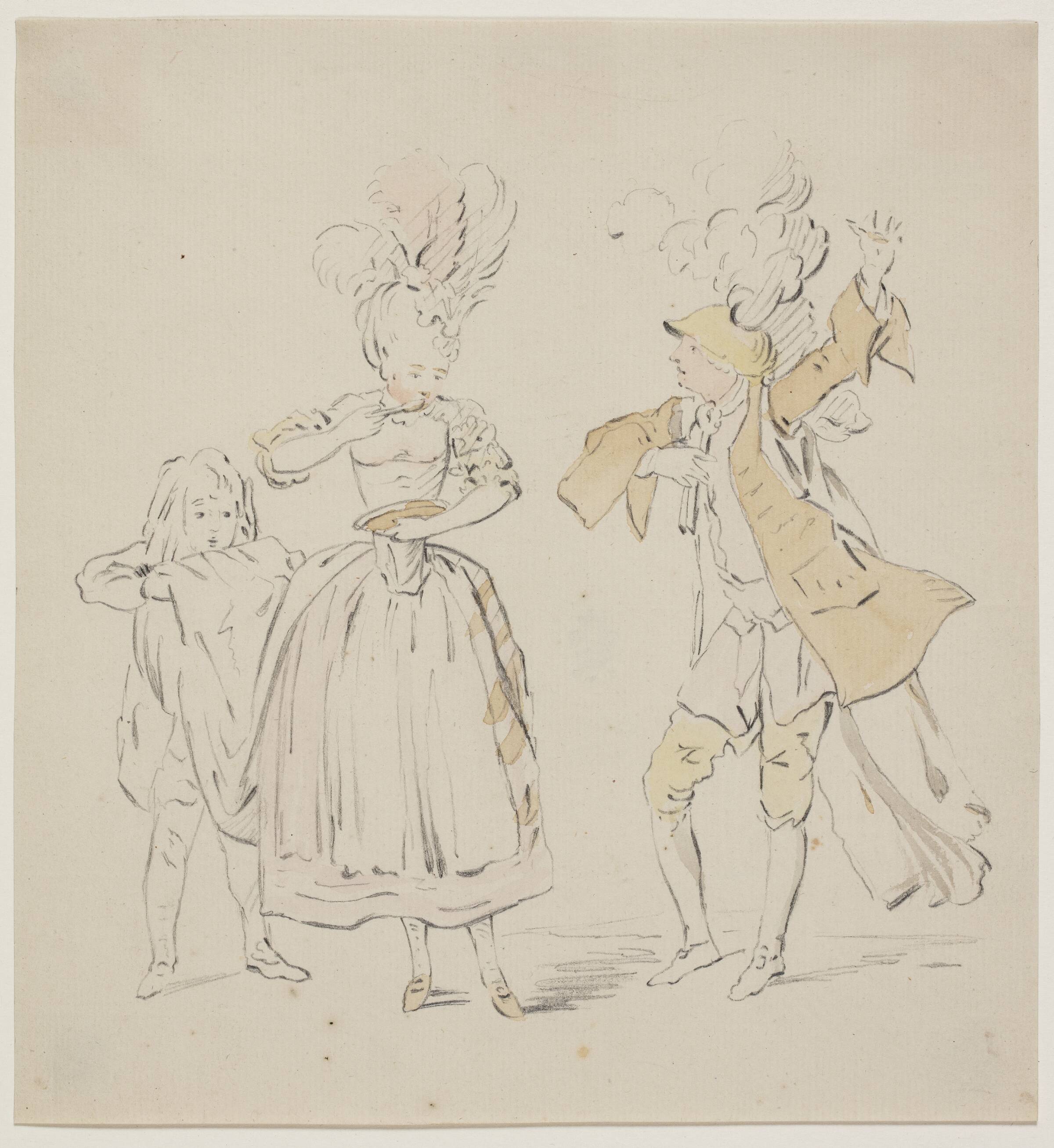 Scenebillede fra Johan Herman Wessels "Kærlighed uden Strømper", Peter Cramer, 1772-1782