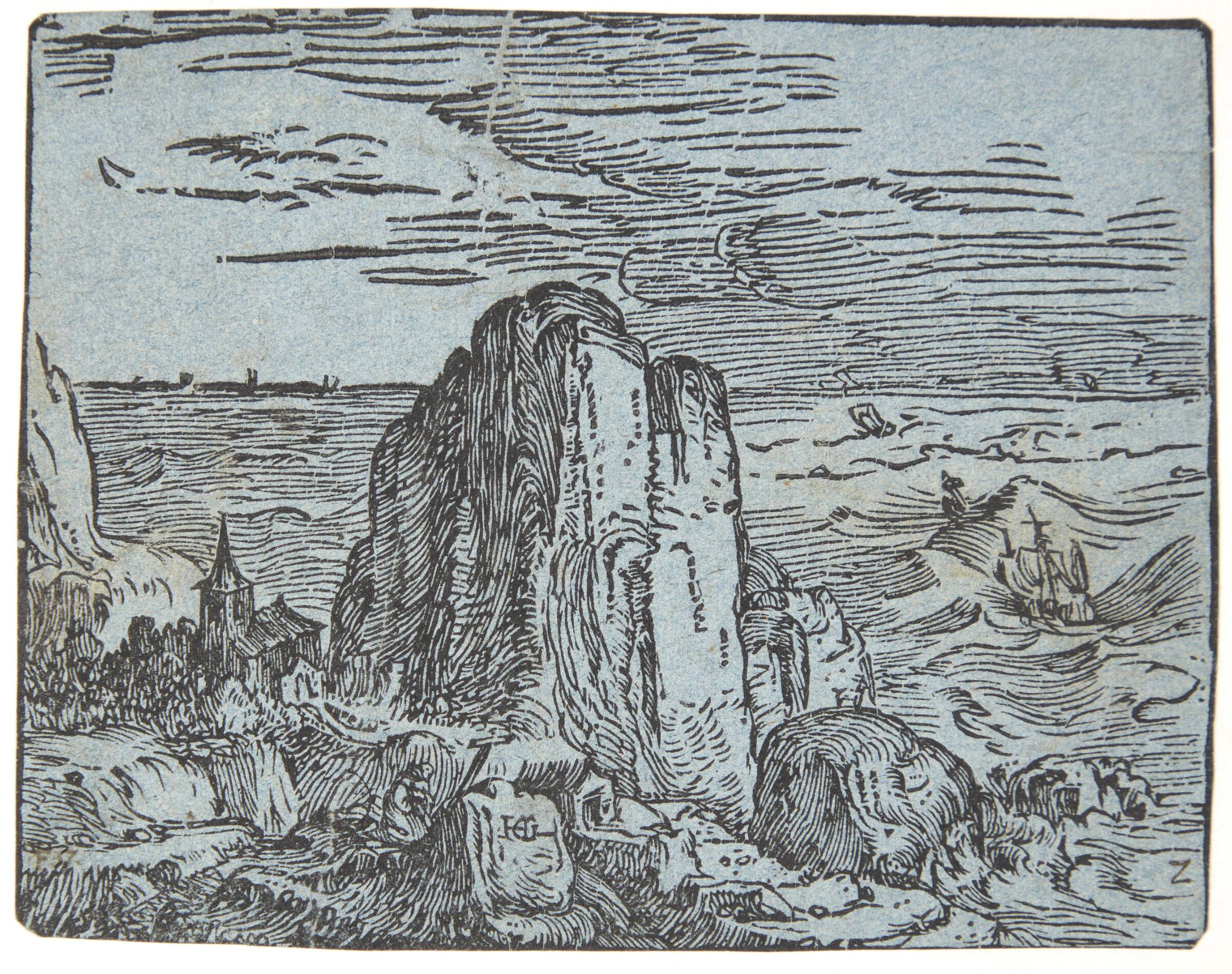 Illustration til side 65 i "The History of Amleth, Prince of Denmark by Saxo Grammaticus", Sigurd Vasegaard, 1953