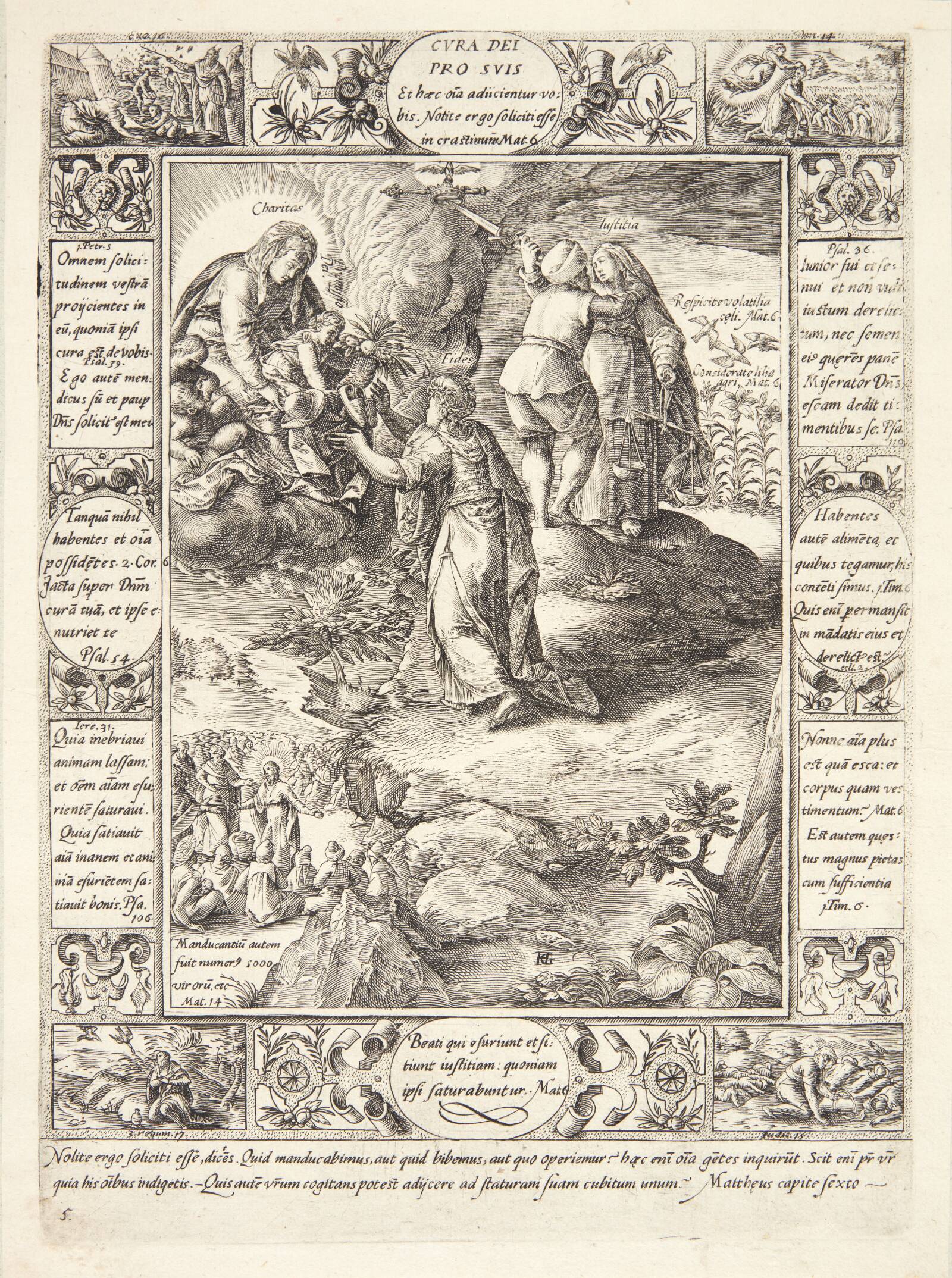 Guds barmhjertighed, Hendrick Goltzius, 1578
