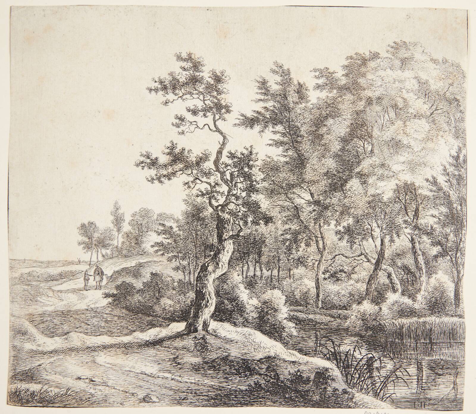 Den bakkede vej, Jan Hackaert, 1628-1685