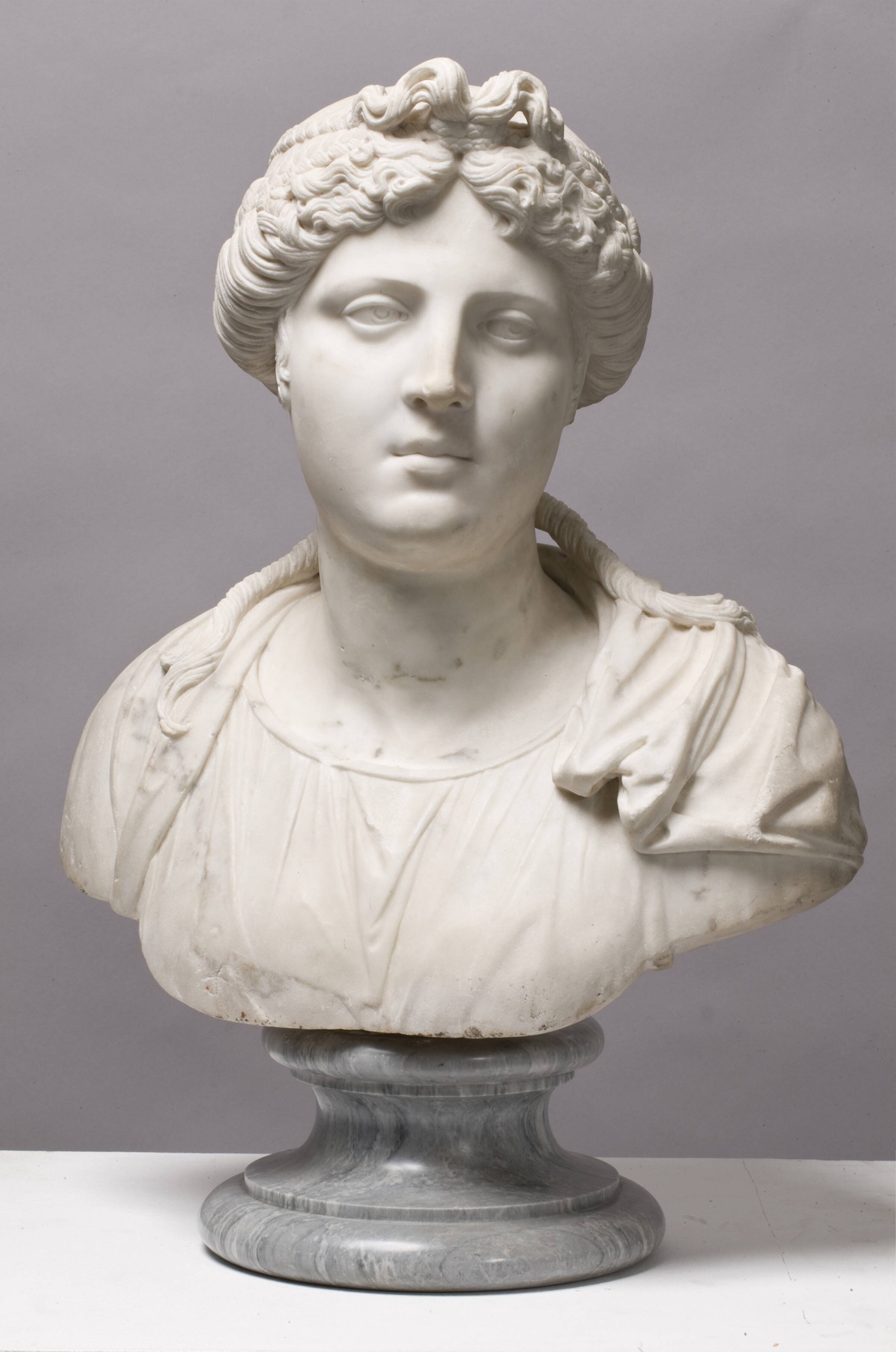 Buste af en ung kvinde, Simone Bianco, 1512-1553