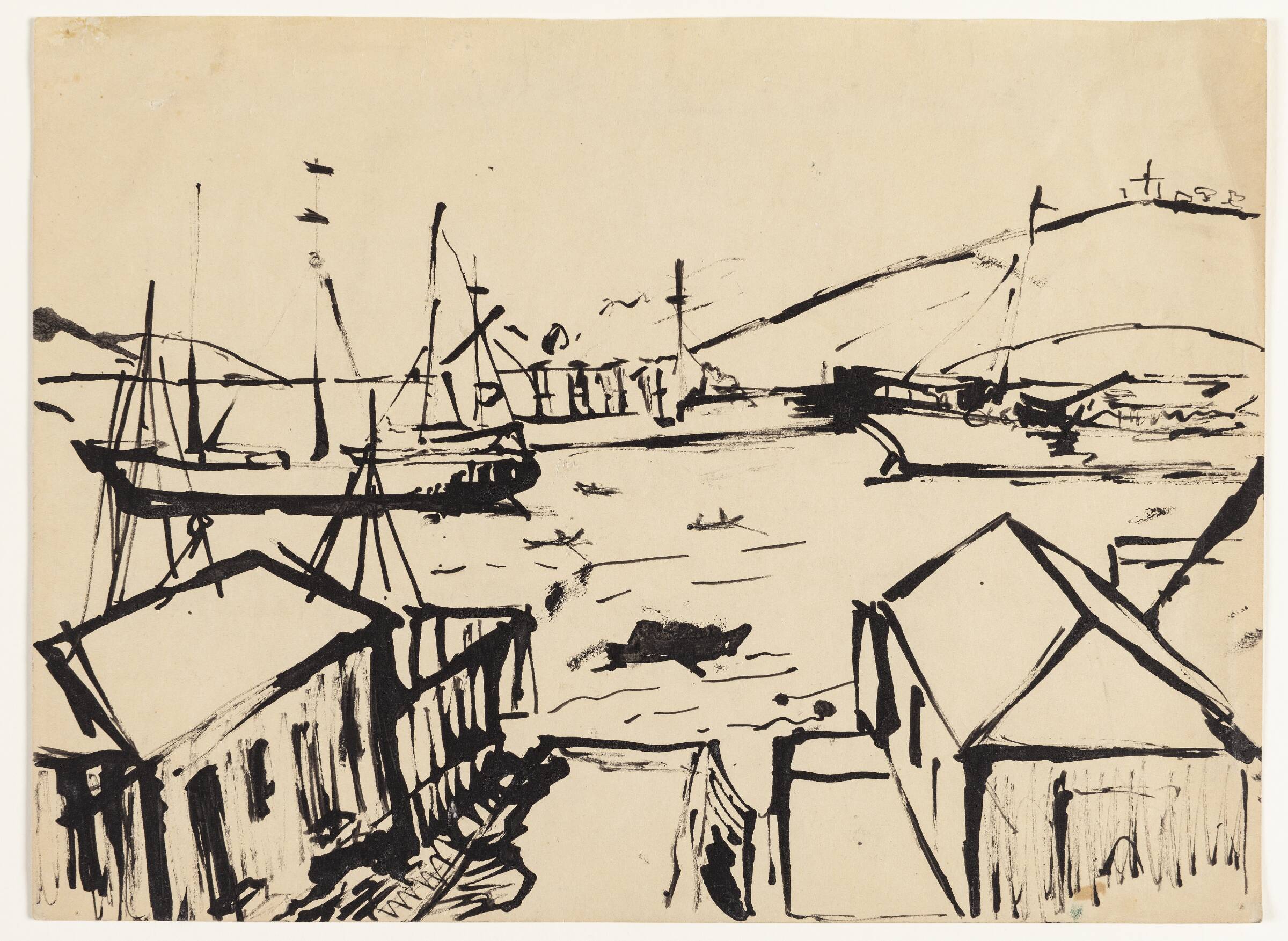 Havn, Vestindien, Astrid Holm, 1914