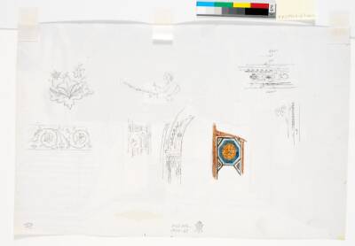 Studie af dekorative detaljer