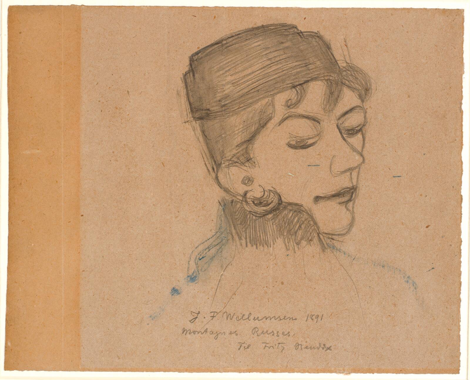 En Kokotte, J.F. Willumsen, 1891