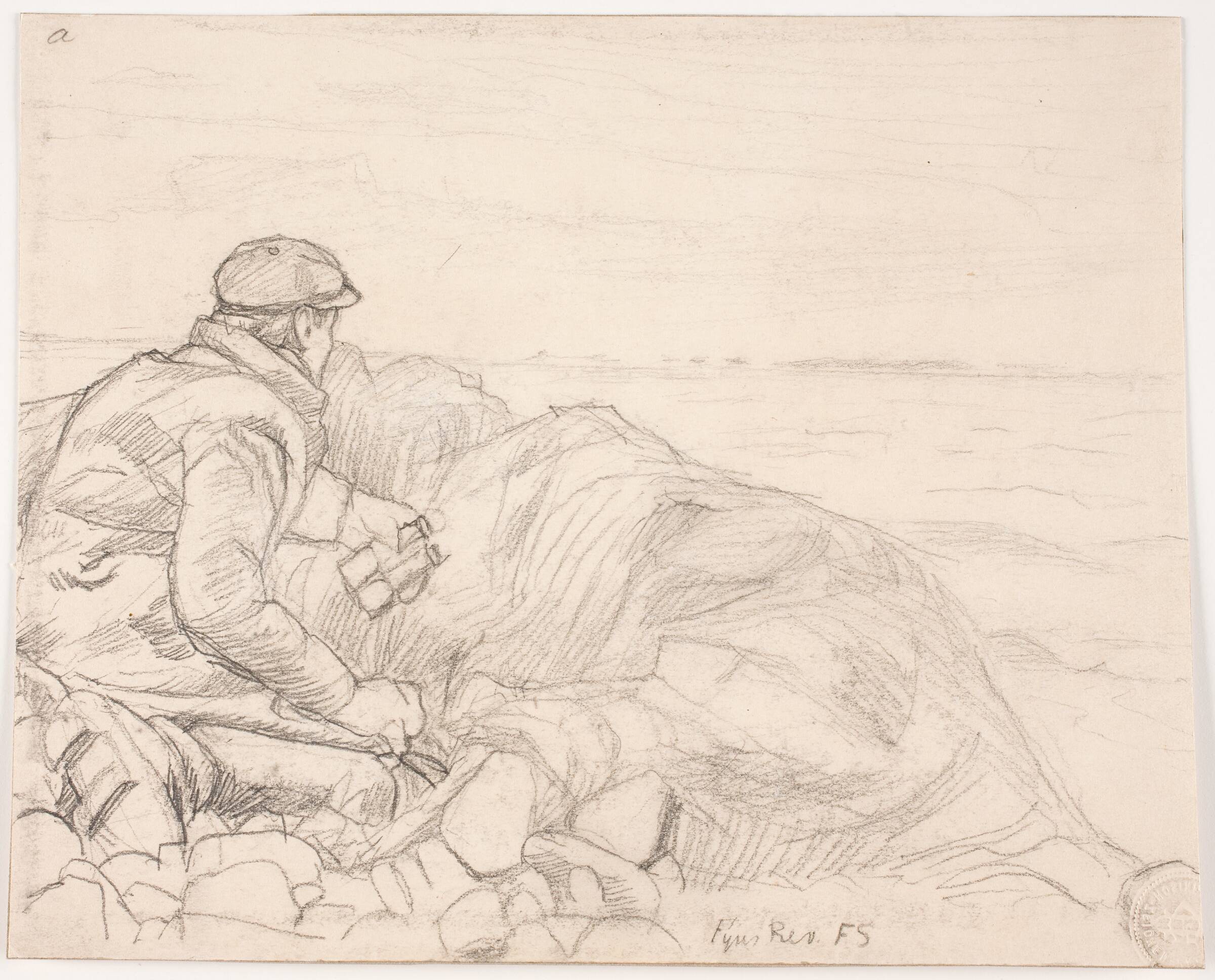 Johannes Larsen gør studier, Fritz Syberg, 1901