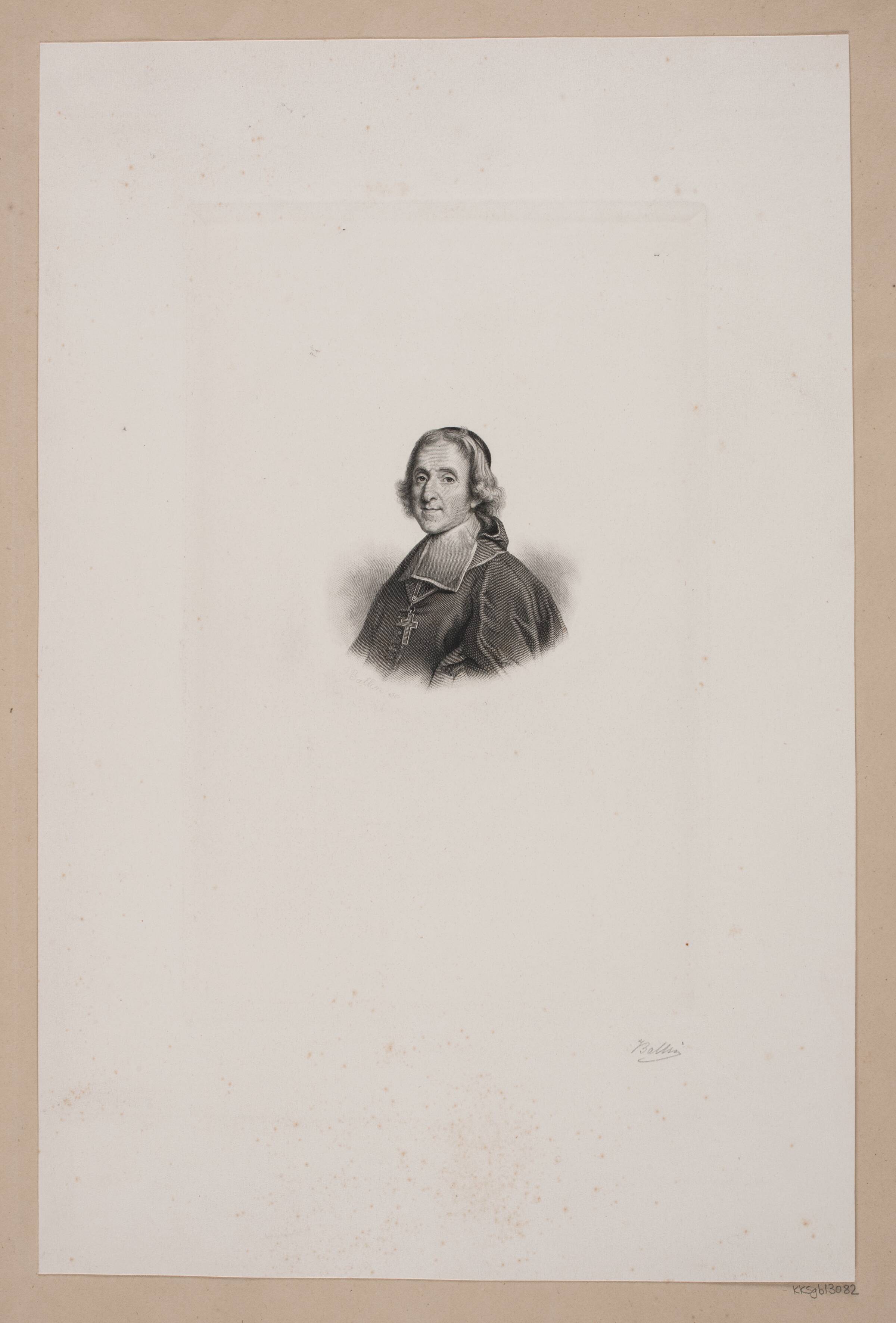 Cardinal Fenelon, Joel Ballin, 1822-1885