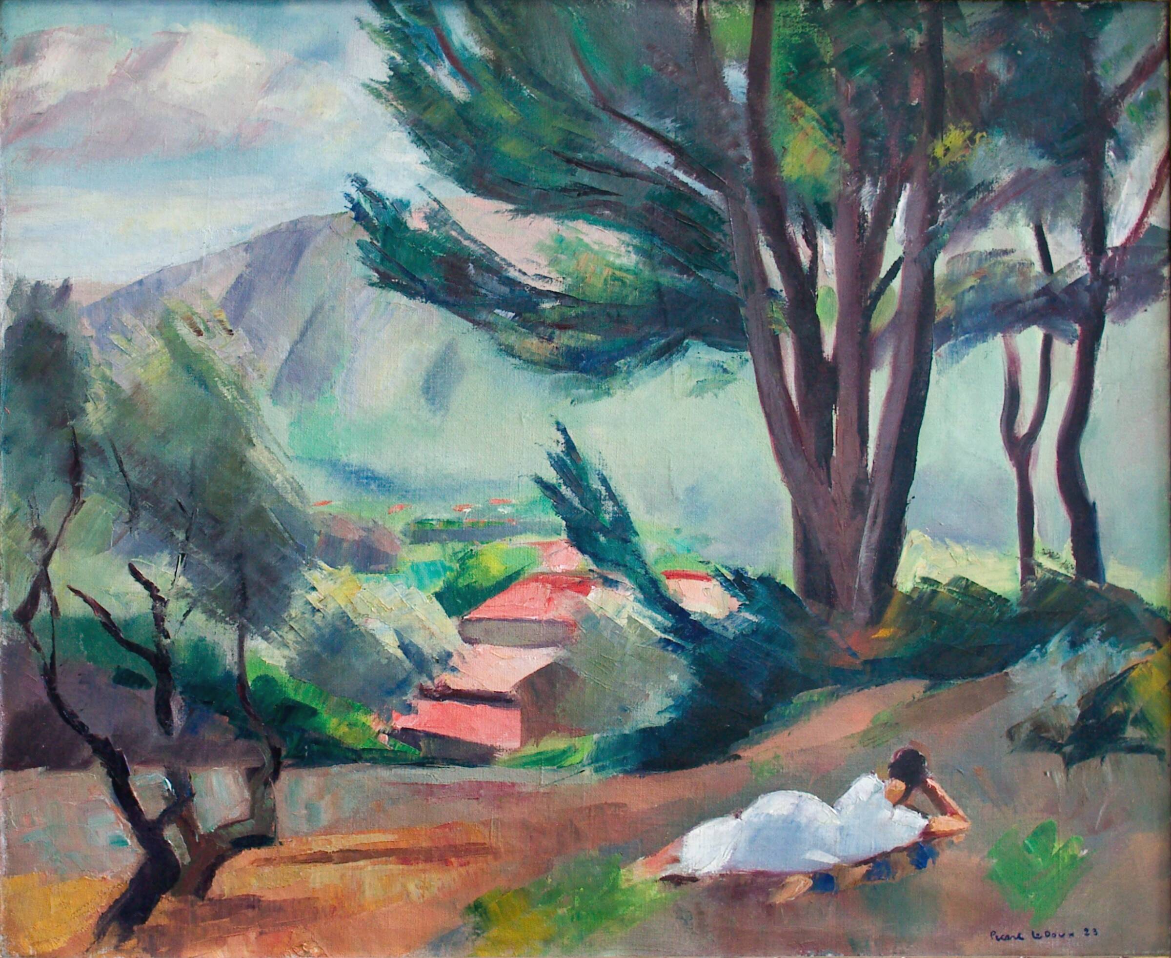 Matinée de soleil, environs de Marseille, Charles Alexandre Picart le Doux, 1923