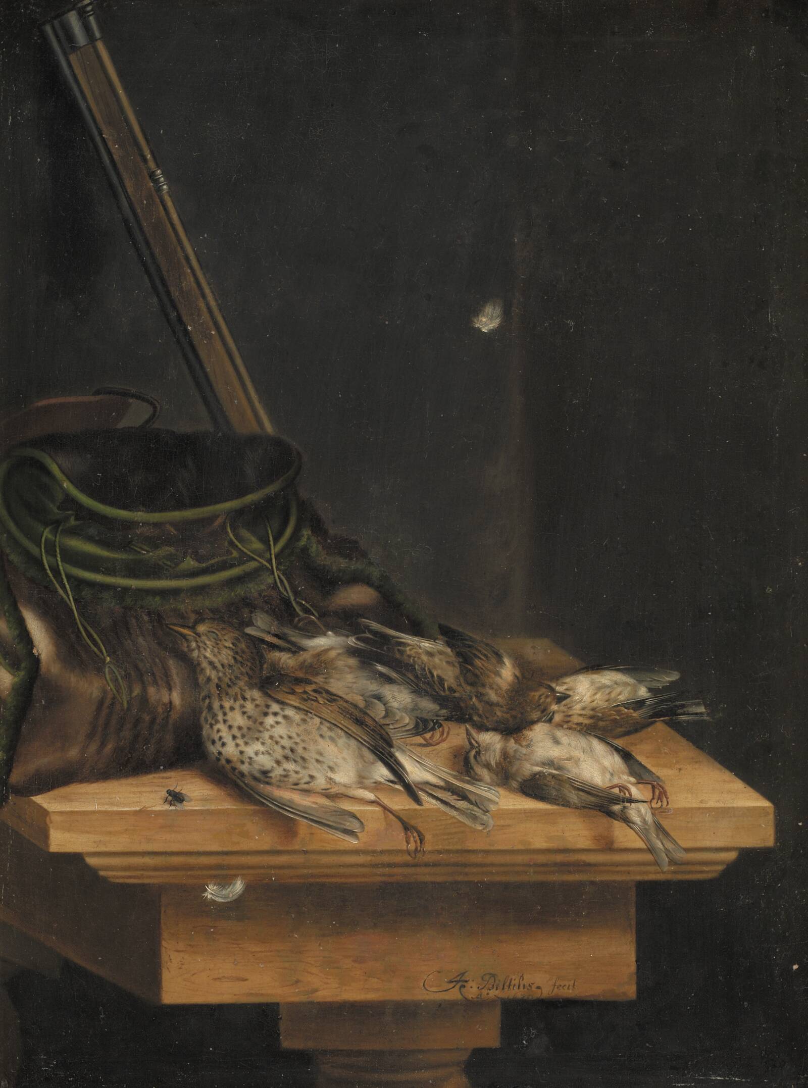 Døde fugle, Jacob Biltius, 1670