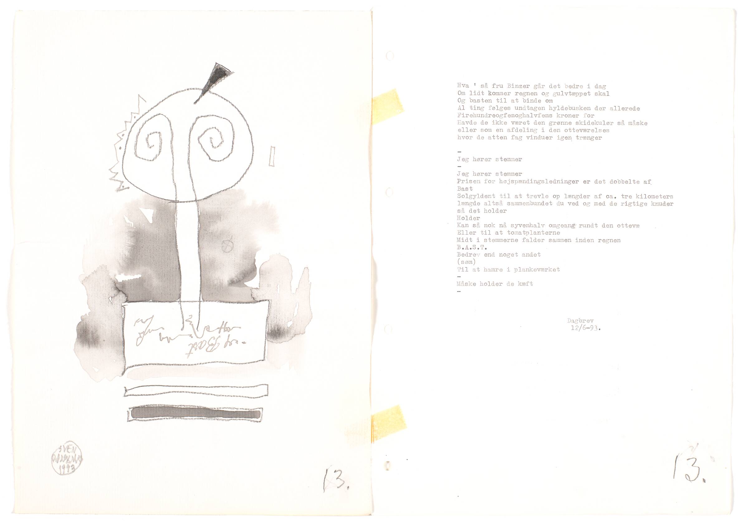 Femten dage, Sven Dalsgaard, 1993