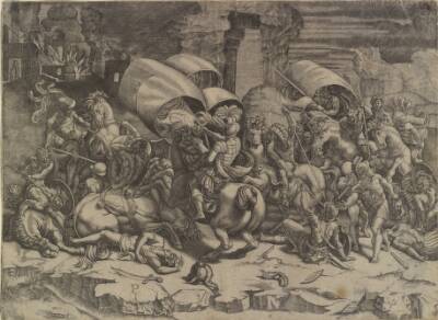 Slaget mellem Scipio Africanus og karthagenerne ("La bataille au coutelas")