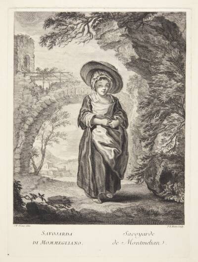 Bondepige fra Savoyen (Savoyarde de Montmelian)