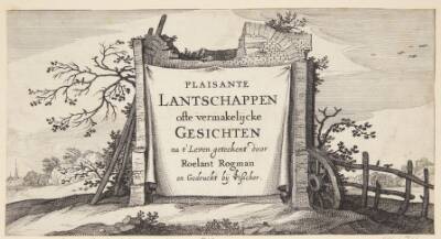 Titelblad til "Landskaber med landsbyer nær Amsterdam"