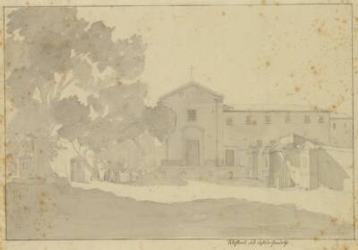 Capucinerklosteret ved Castel Gandolfo sydøst for Rom.
