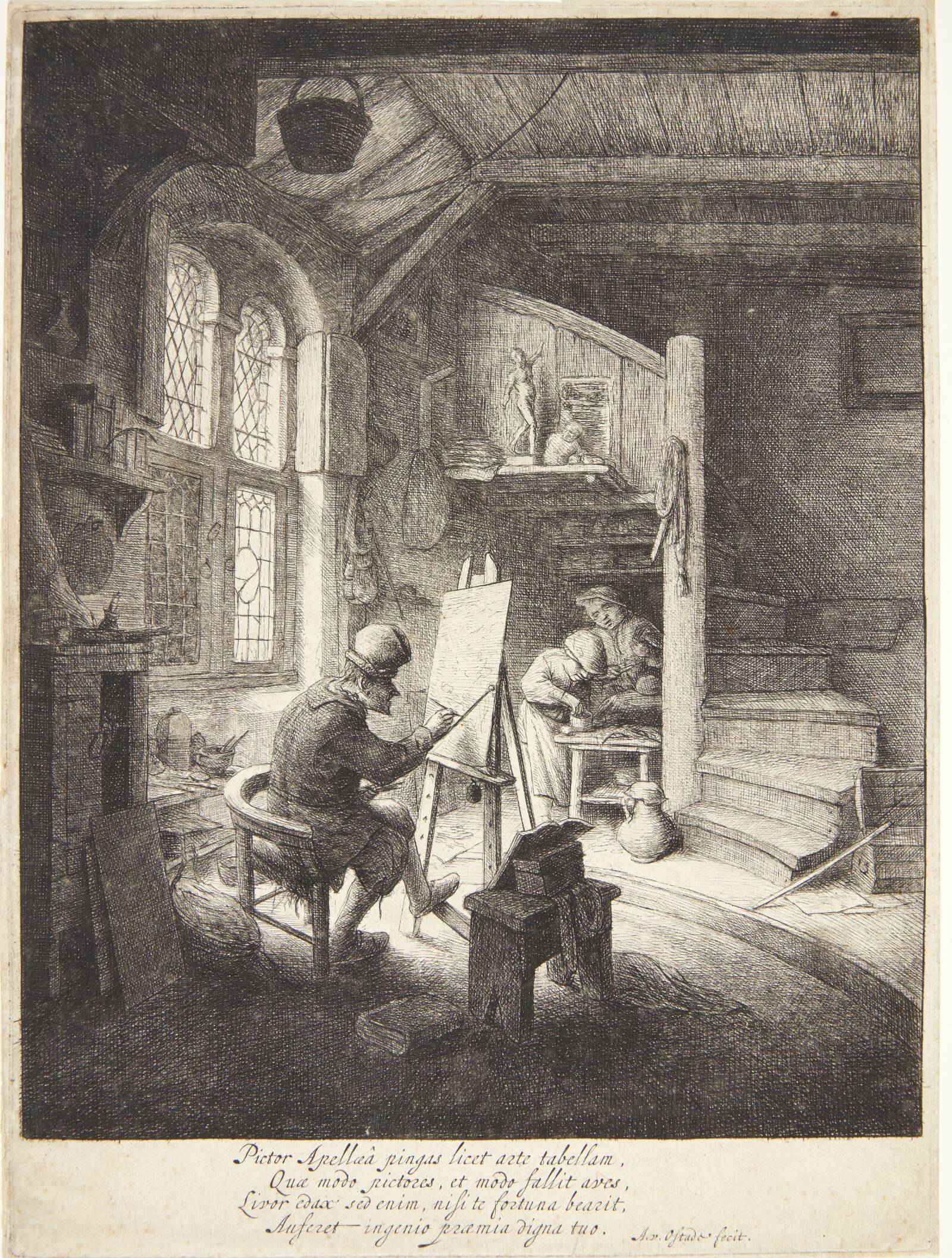 Maleren, Adriaen van Ostade, 1667