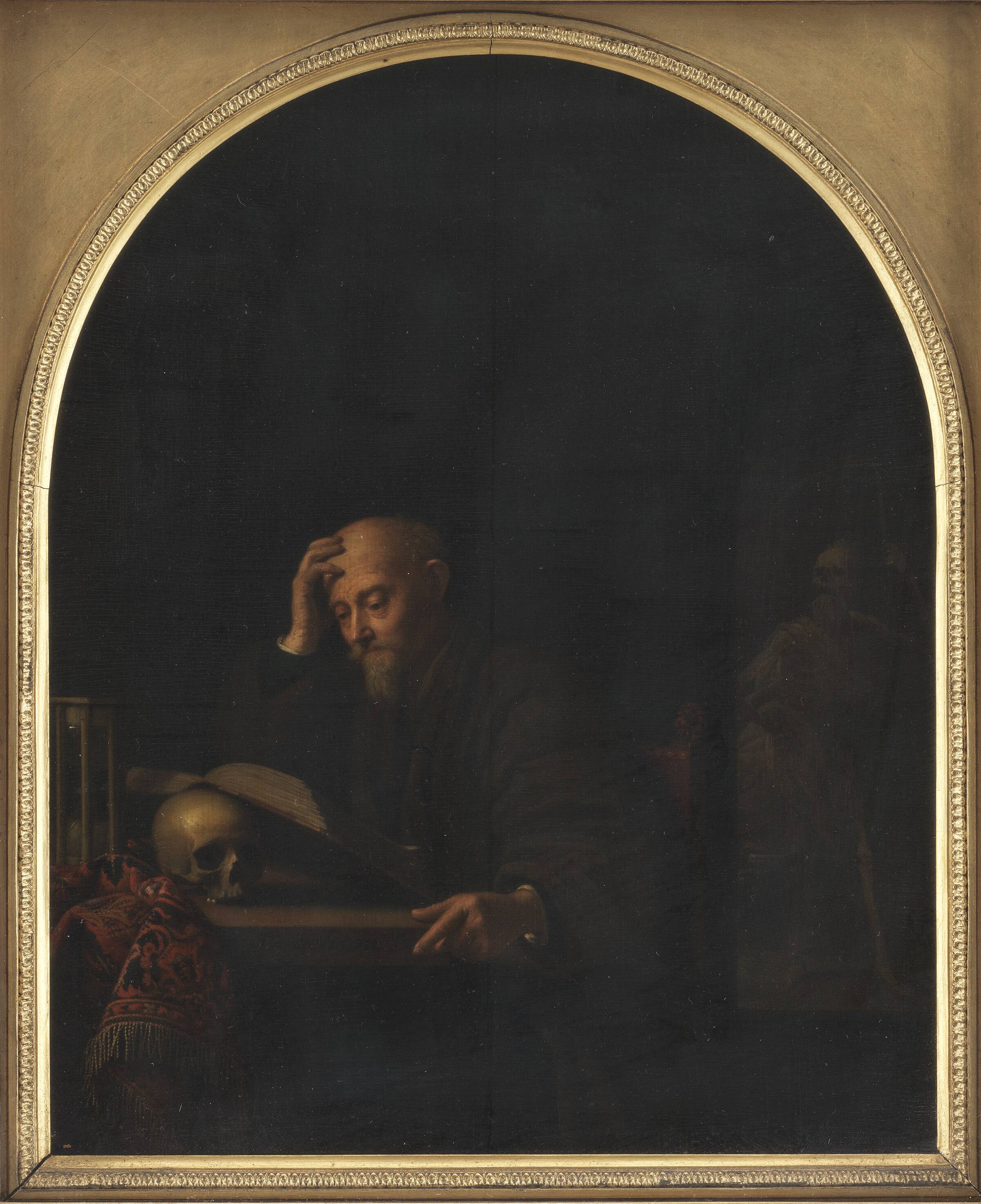 Den lærde og Døden, Toussaint Gelton, 1671-1680