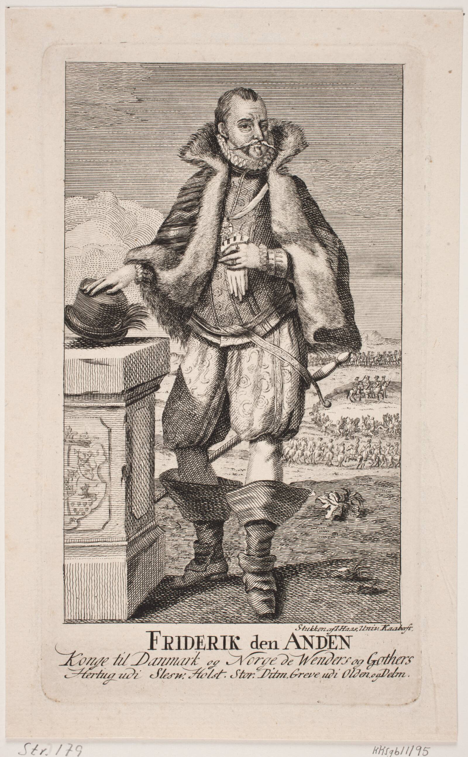 Frederik II, Jonas Haas, 1750-1759