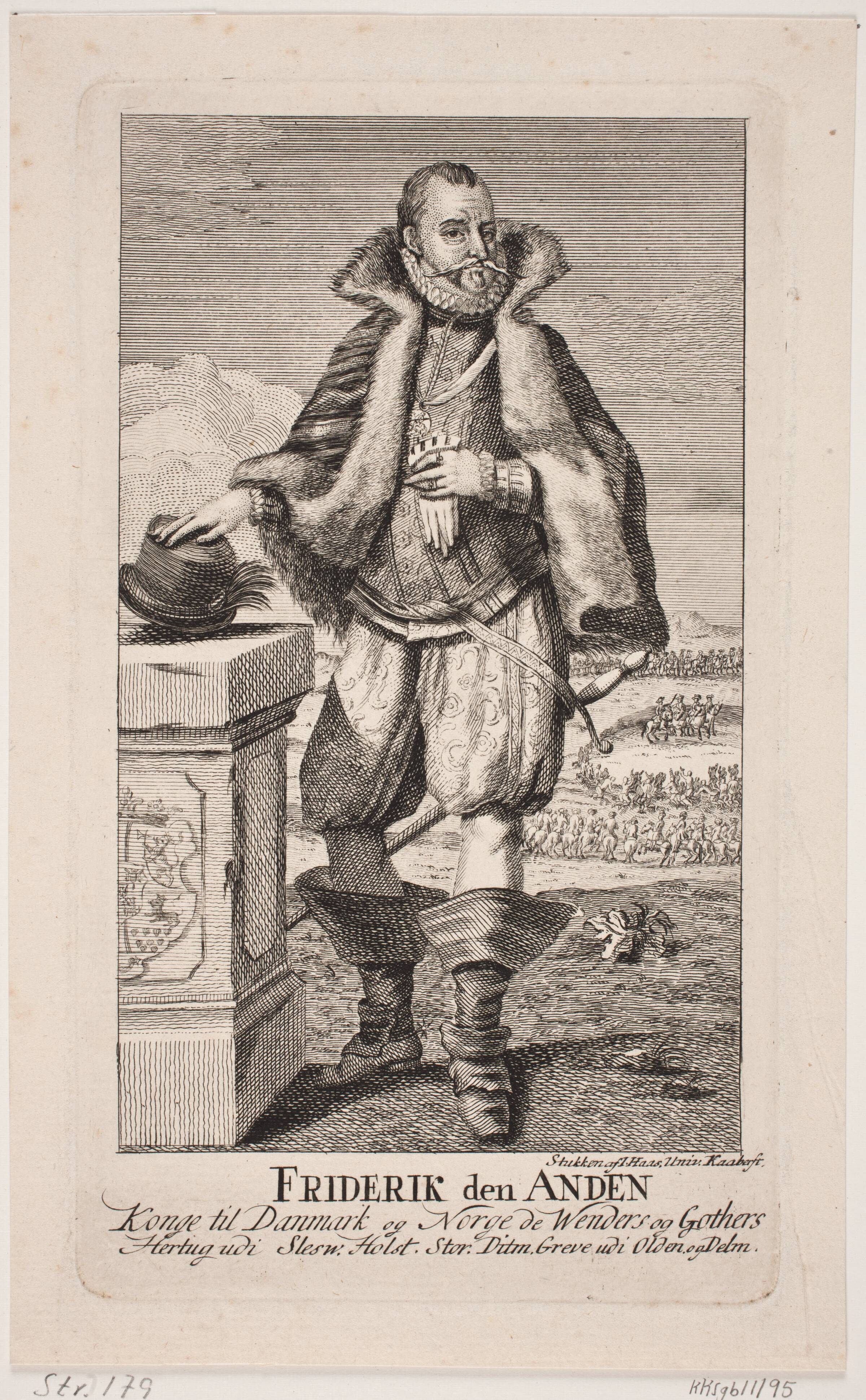 Frederik II, Jonas Haas, 1750-1759