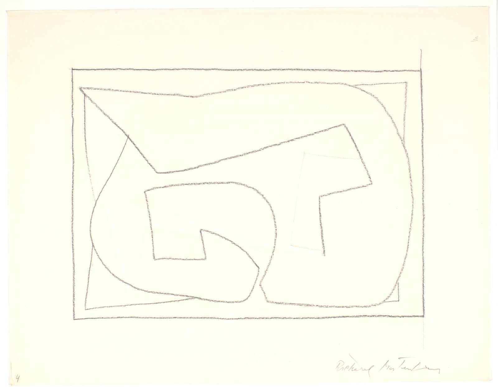 Uden titel, Richard Mortensen, 1956-1958