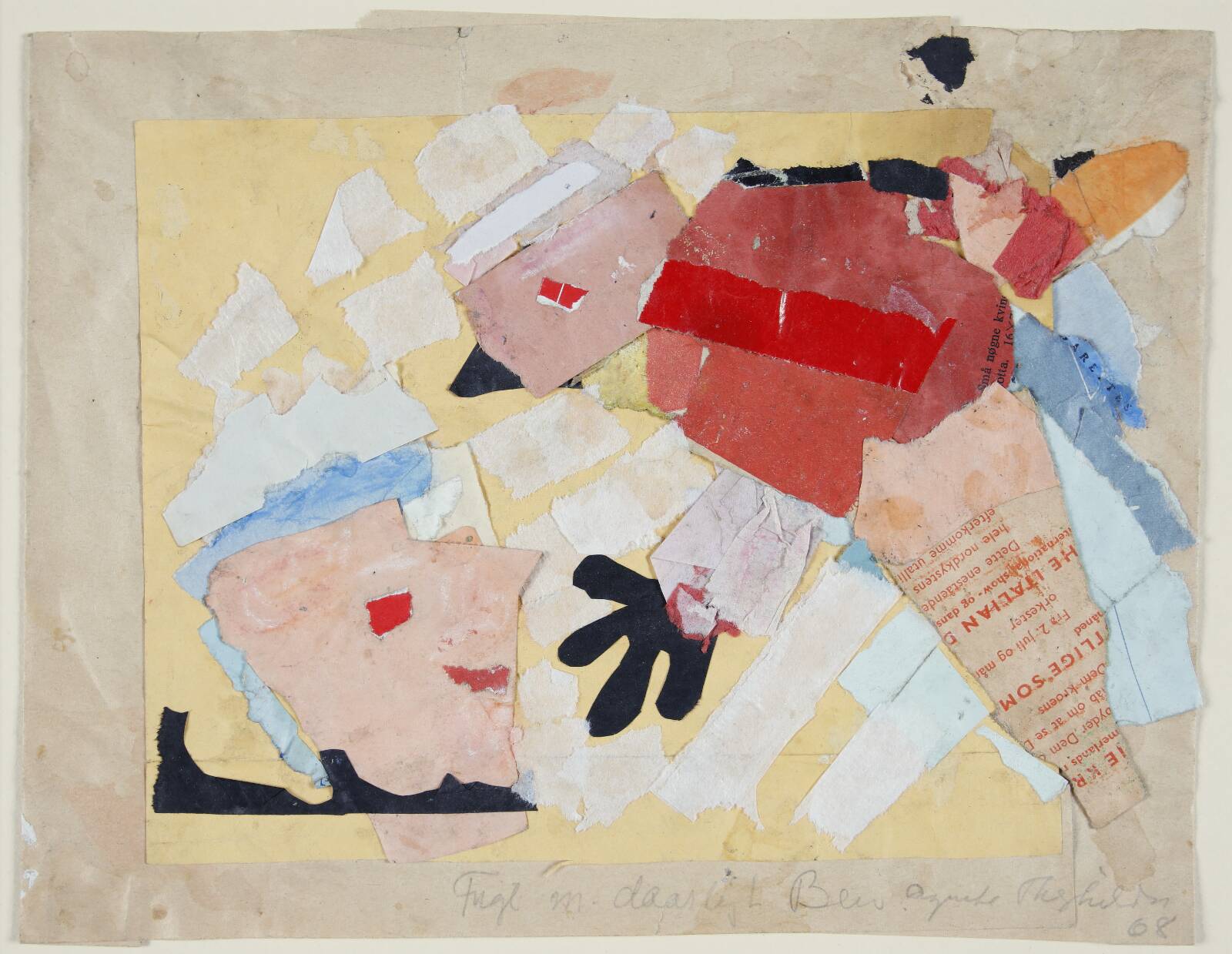 Fugl med dårligt ben, Agnete Therkildsen, 1968