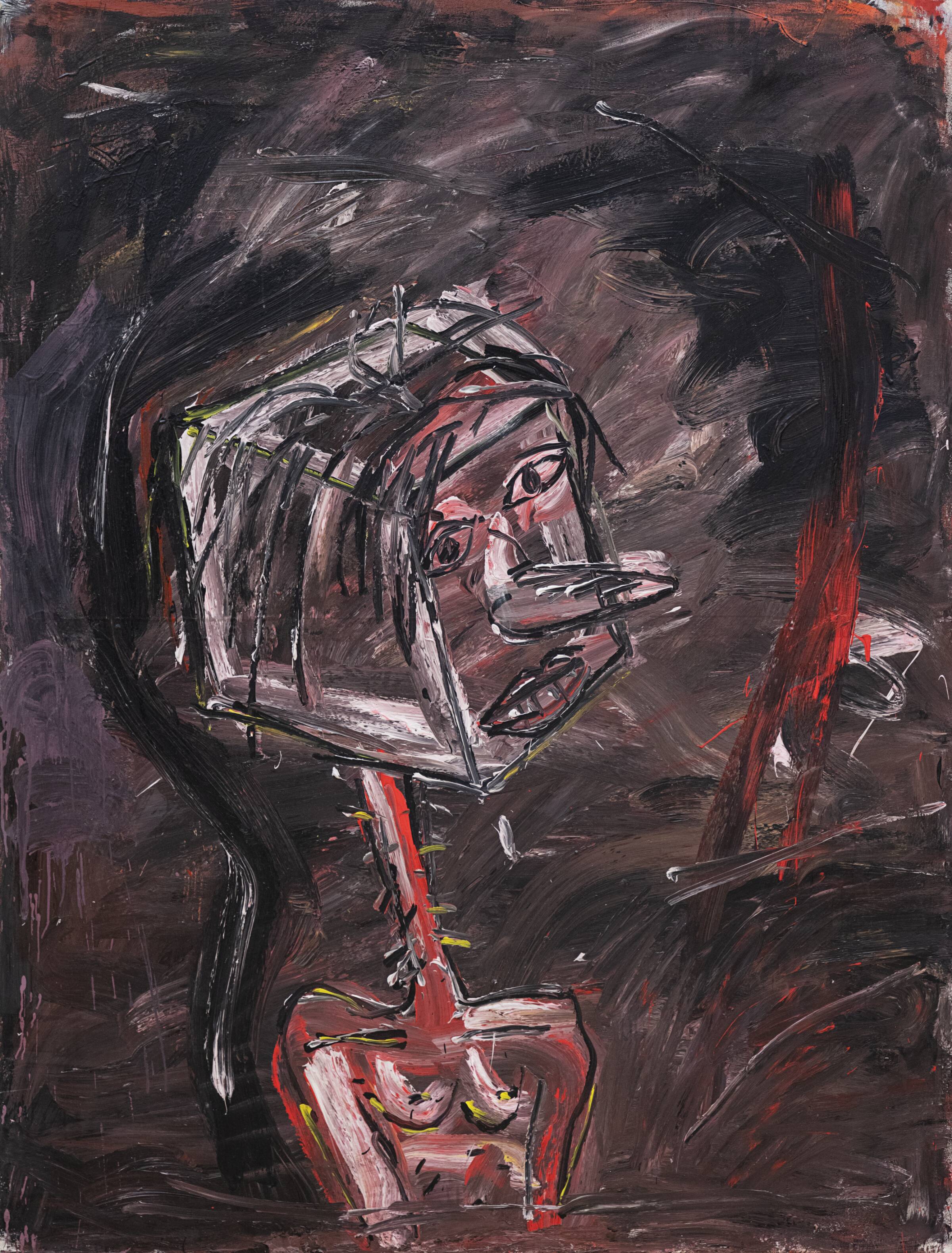 Portræt af Sigrid F., Walter Dahn, 1982