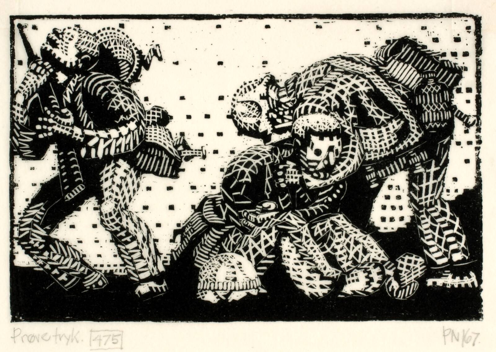 Ofrene, Palle Nielsen, 1967