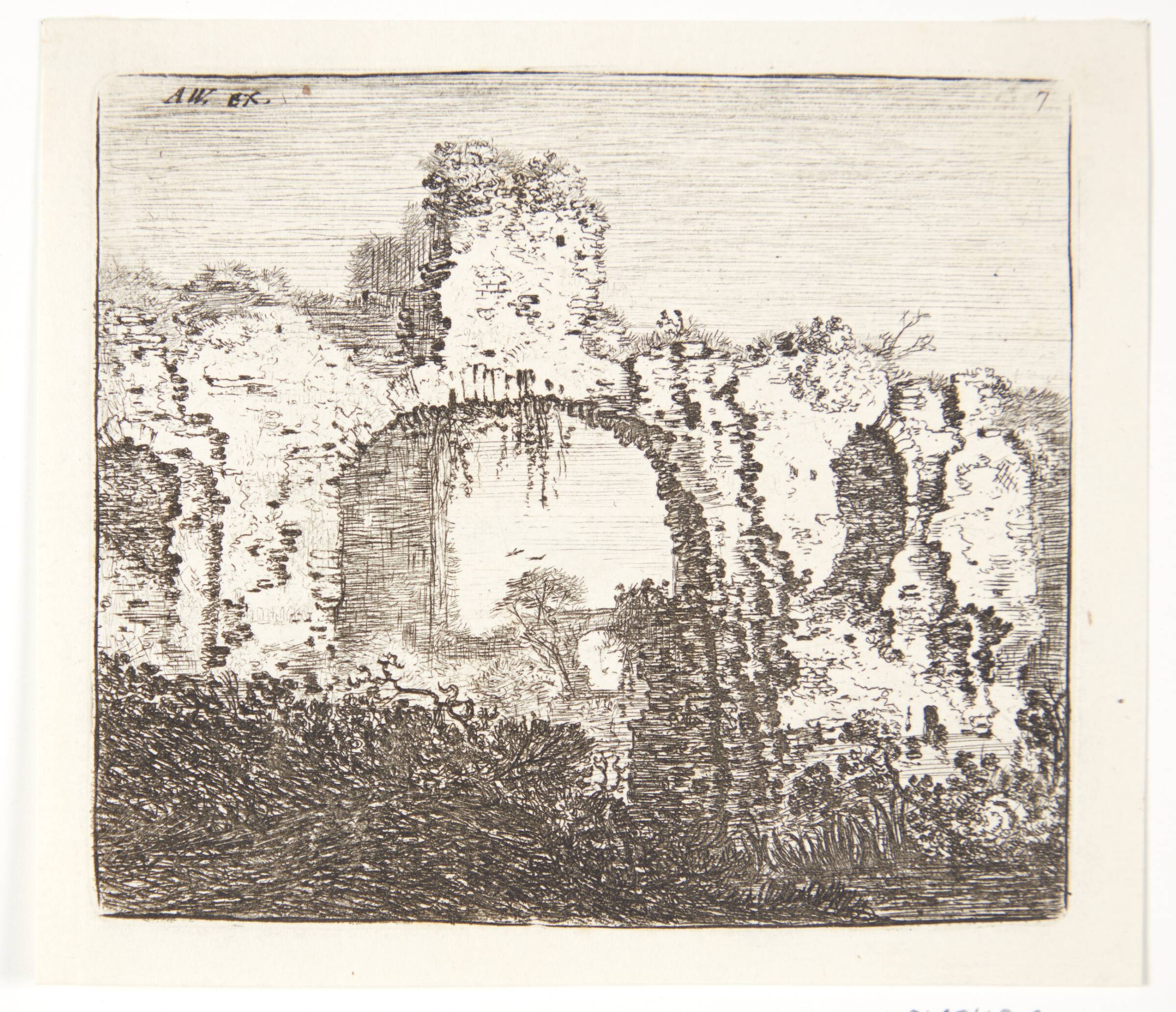 Tilgroet ruin, Jan Ruyscher, 1625-1674