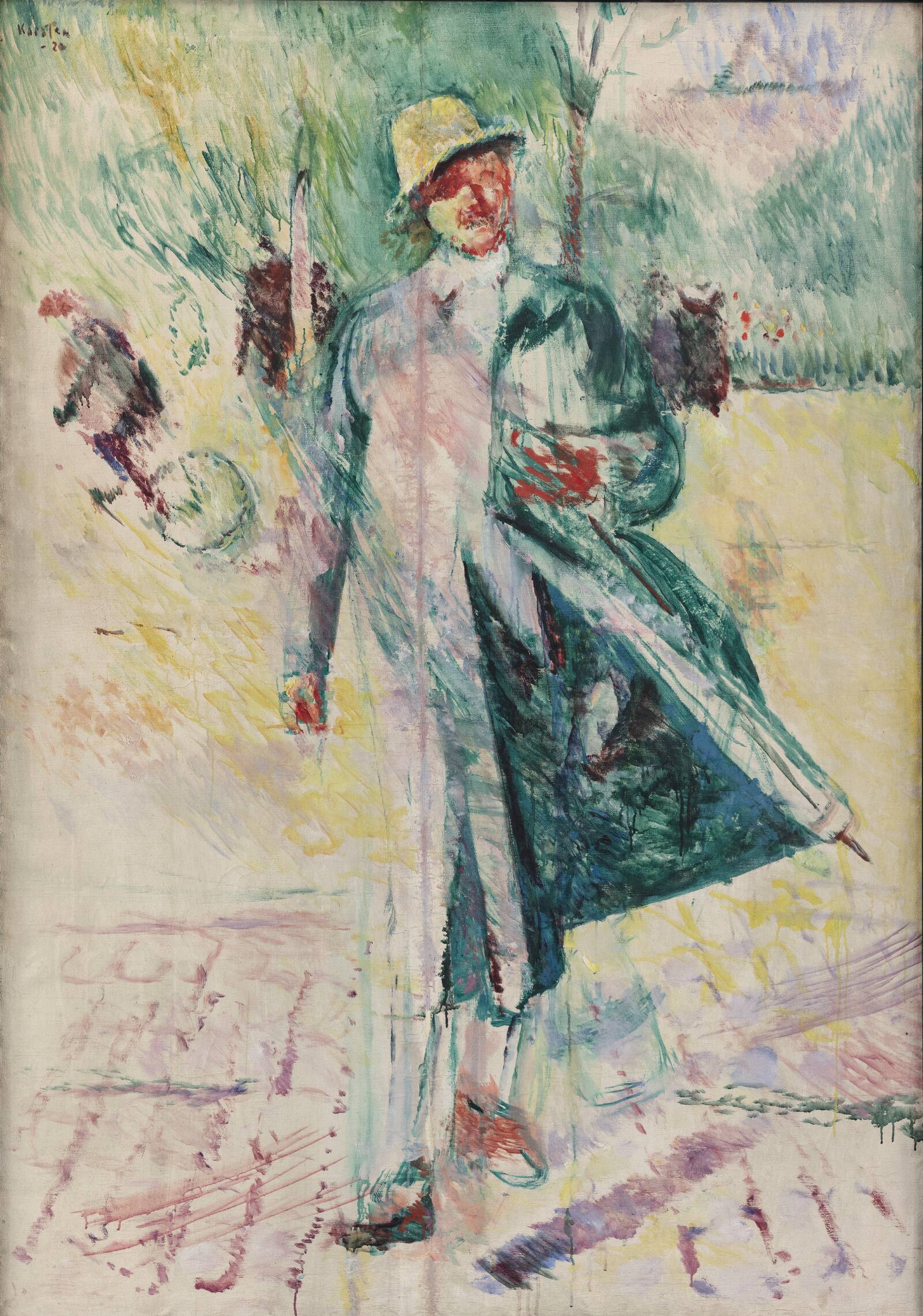 Selvportræt, Ludvig Karsten, 1920
