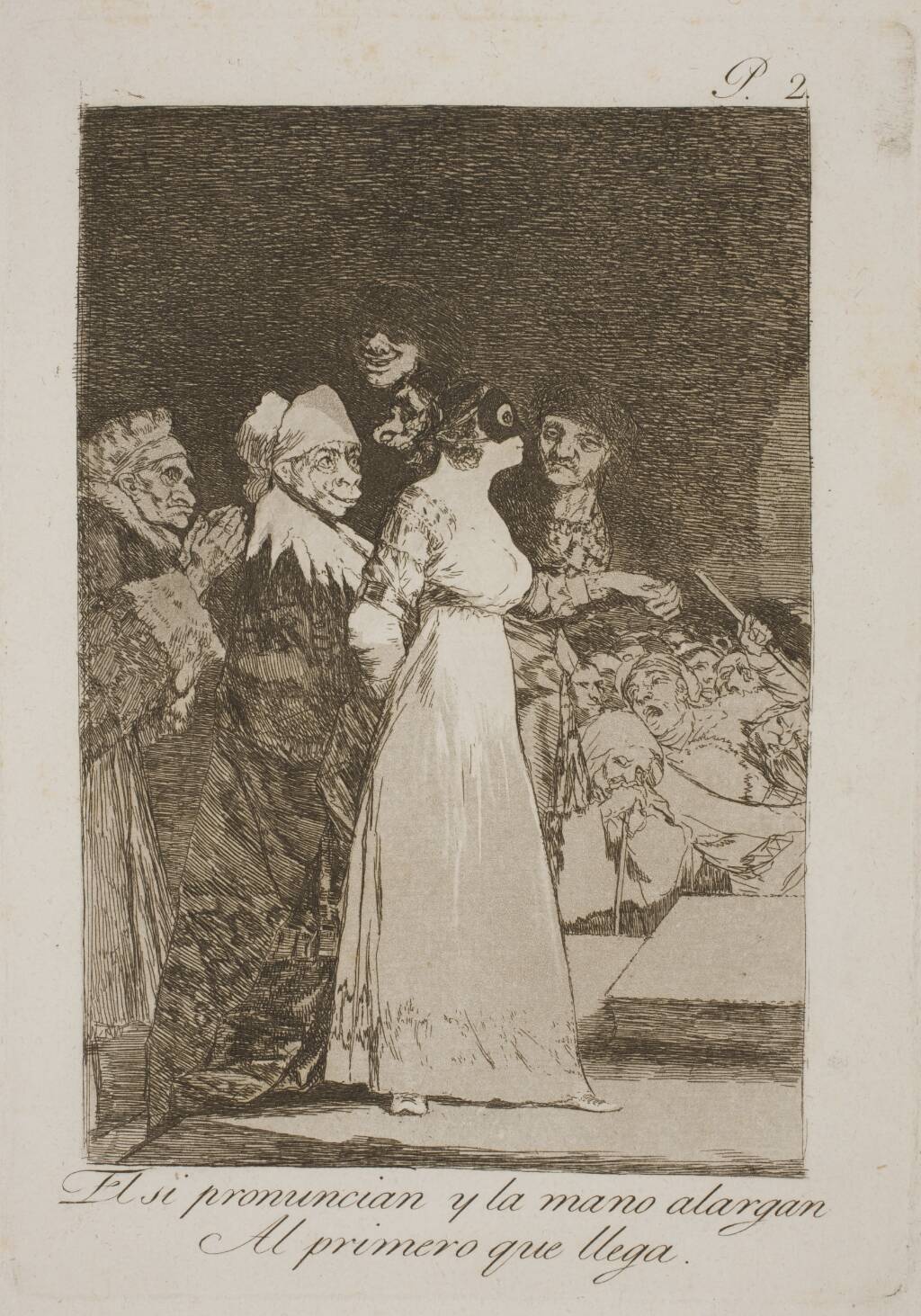 De siger ja og gifter sig med den første den bedste, Francisco de Goya, 1797-1798