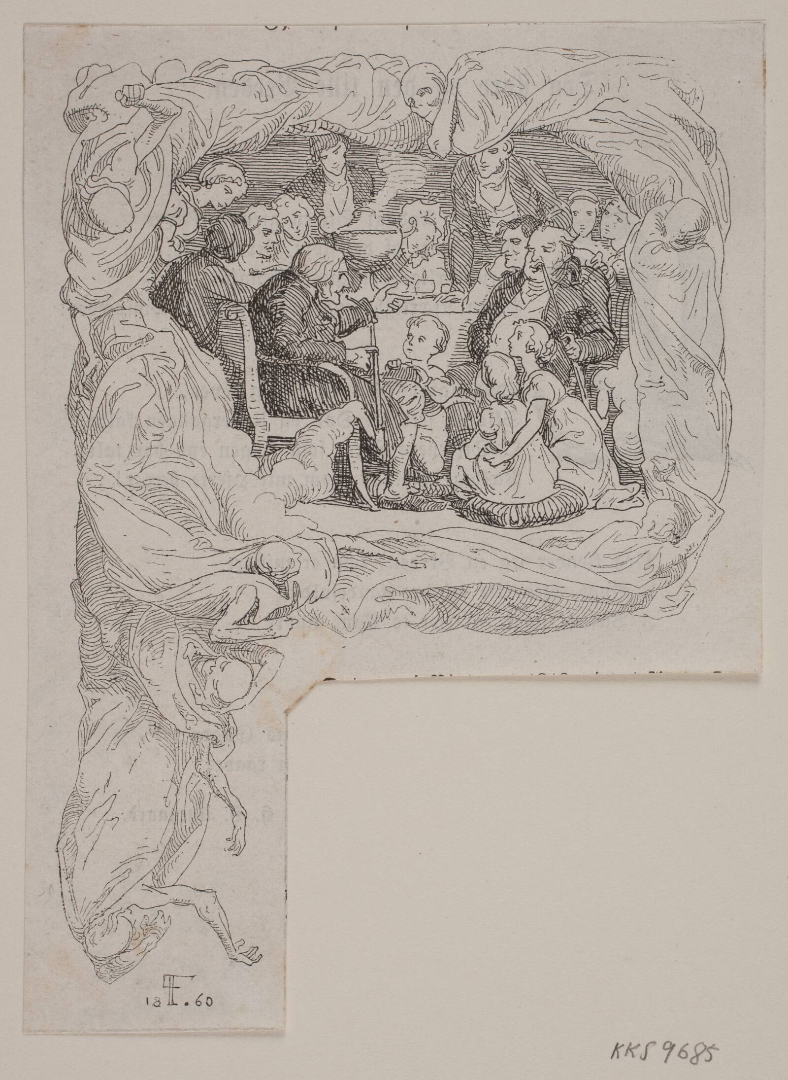 Fjendskab efter Døden, Lorenz Frølich, 1860