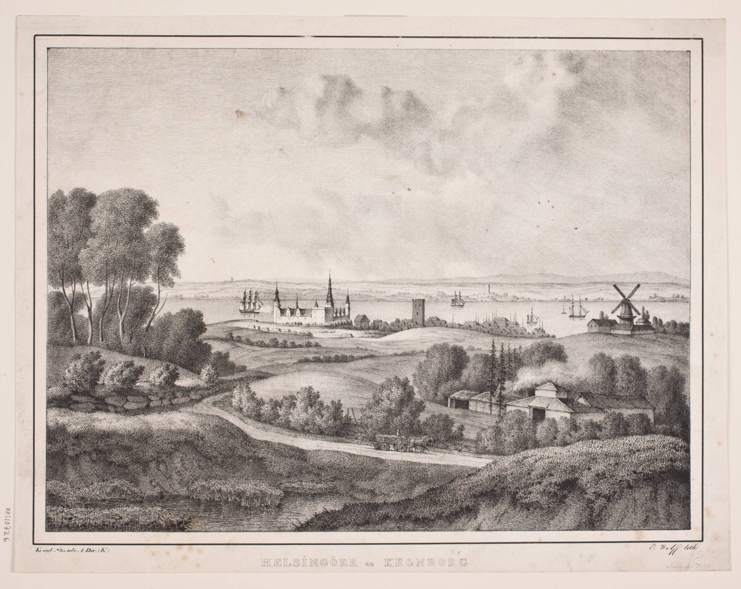 Helsingør og Kronborg, Wolff, Emil, 1800-1849
