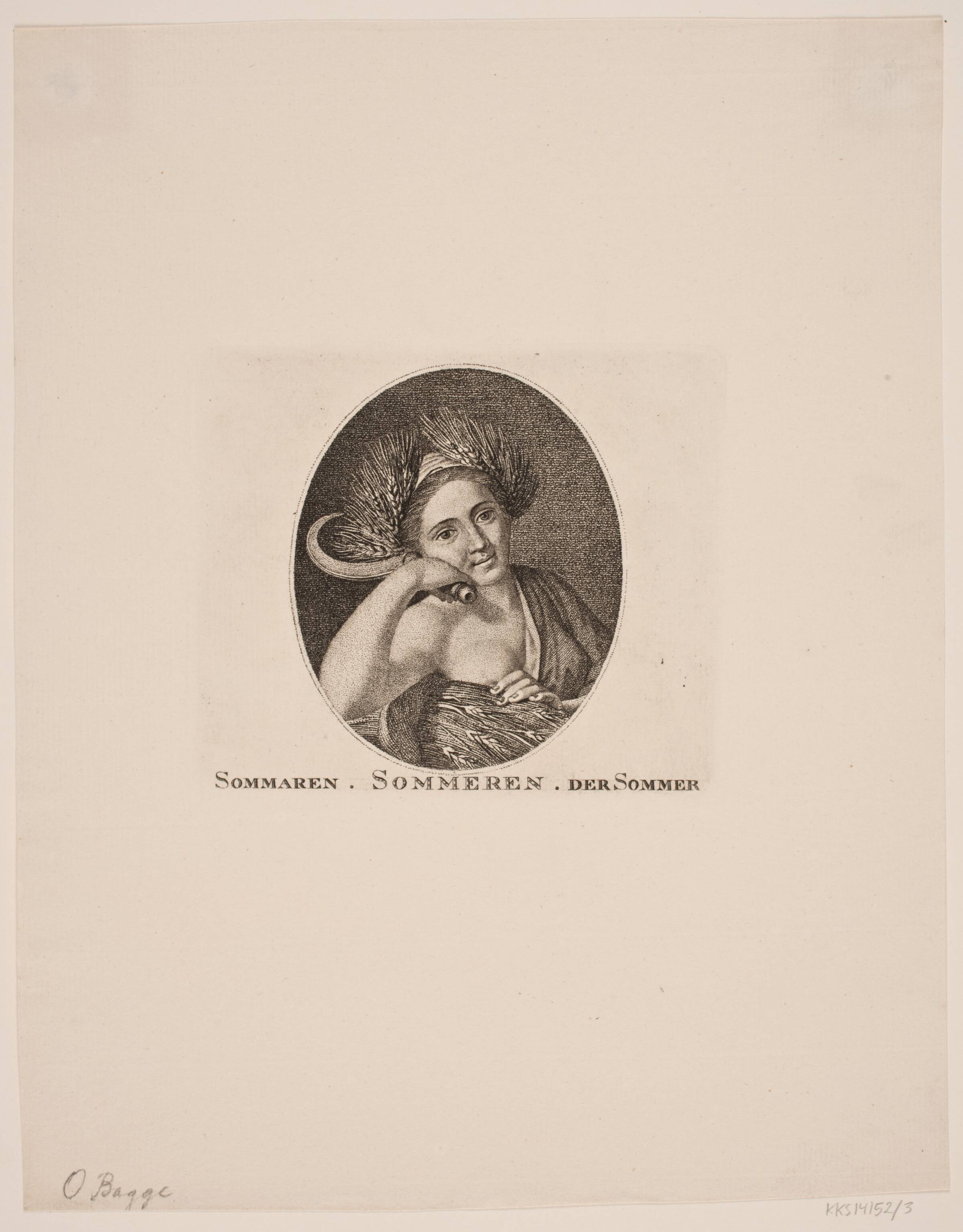 Sommer, Oluf Olufsen Bagge, 1821-1824