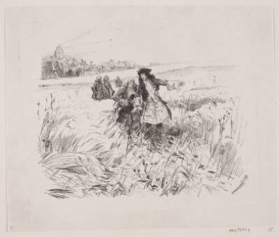 Illustration til "Jeppe paa Bjerget"