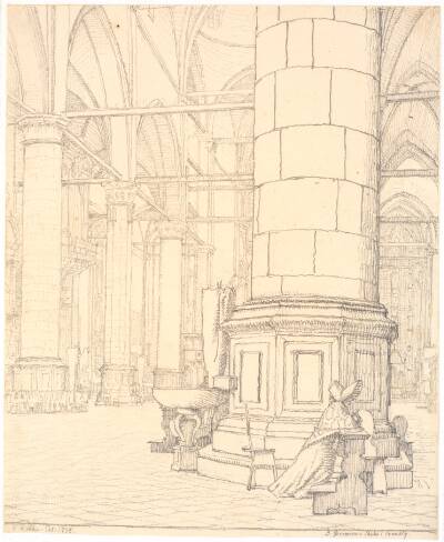 Parti fra det indre af Ss.Giovanni e Paolo i Venedig