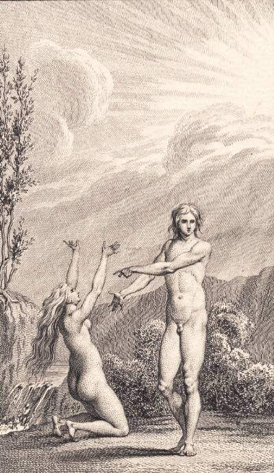 Illustration til Ewalds "Adam og Eva". II