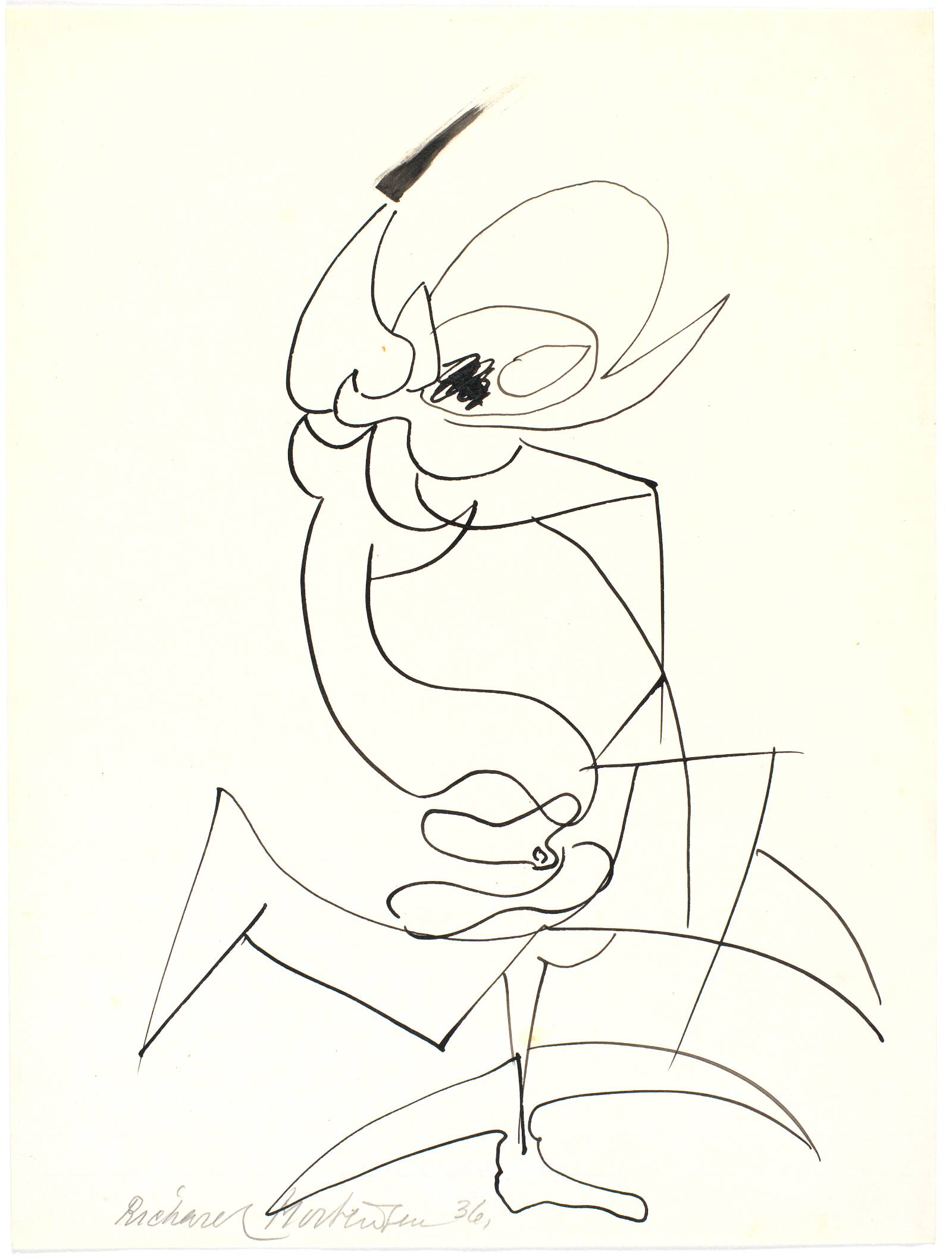 Botanisk figuration, Richard Mortensen, 1936-1938
